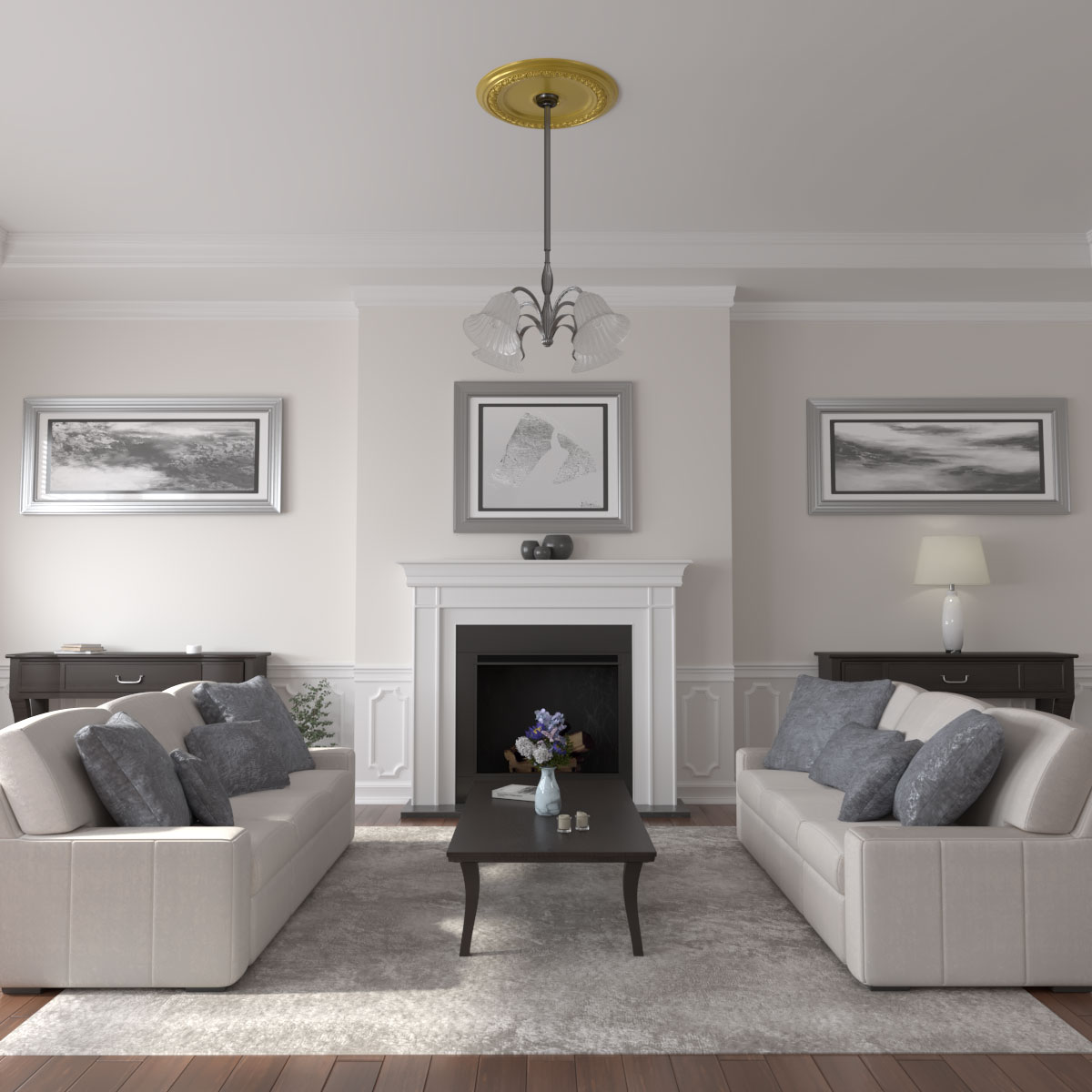 Ekena Millwork CM31CARGS Ceiling-Medallions - View #4