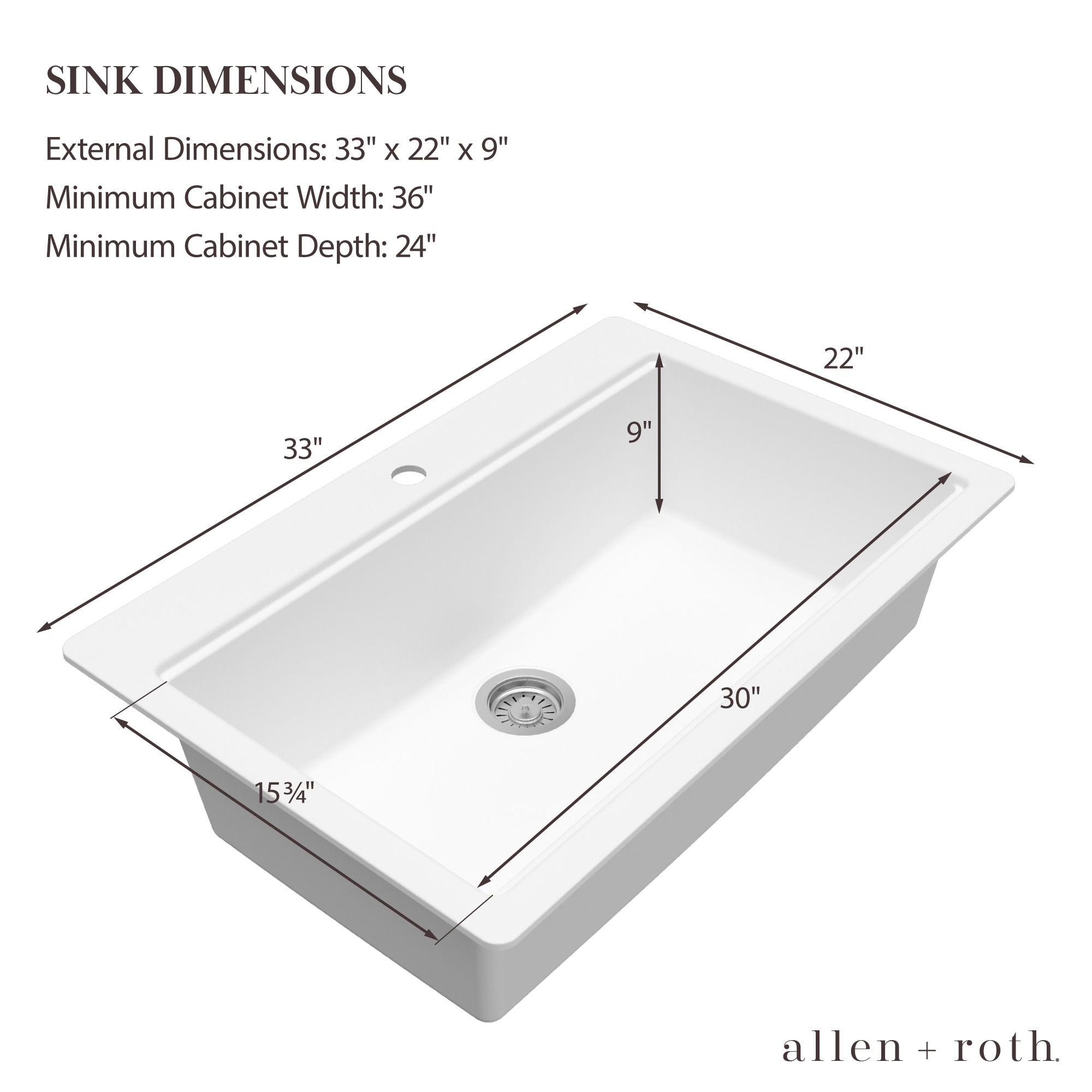 allen + roth GT1075WHT Kitchen-Sinks - View #4