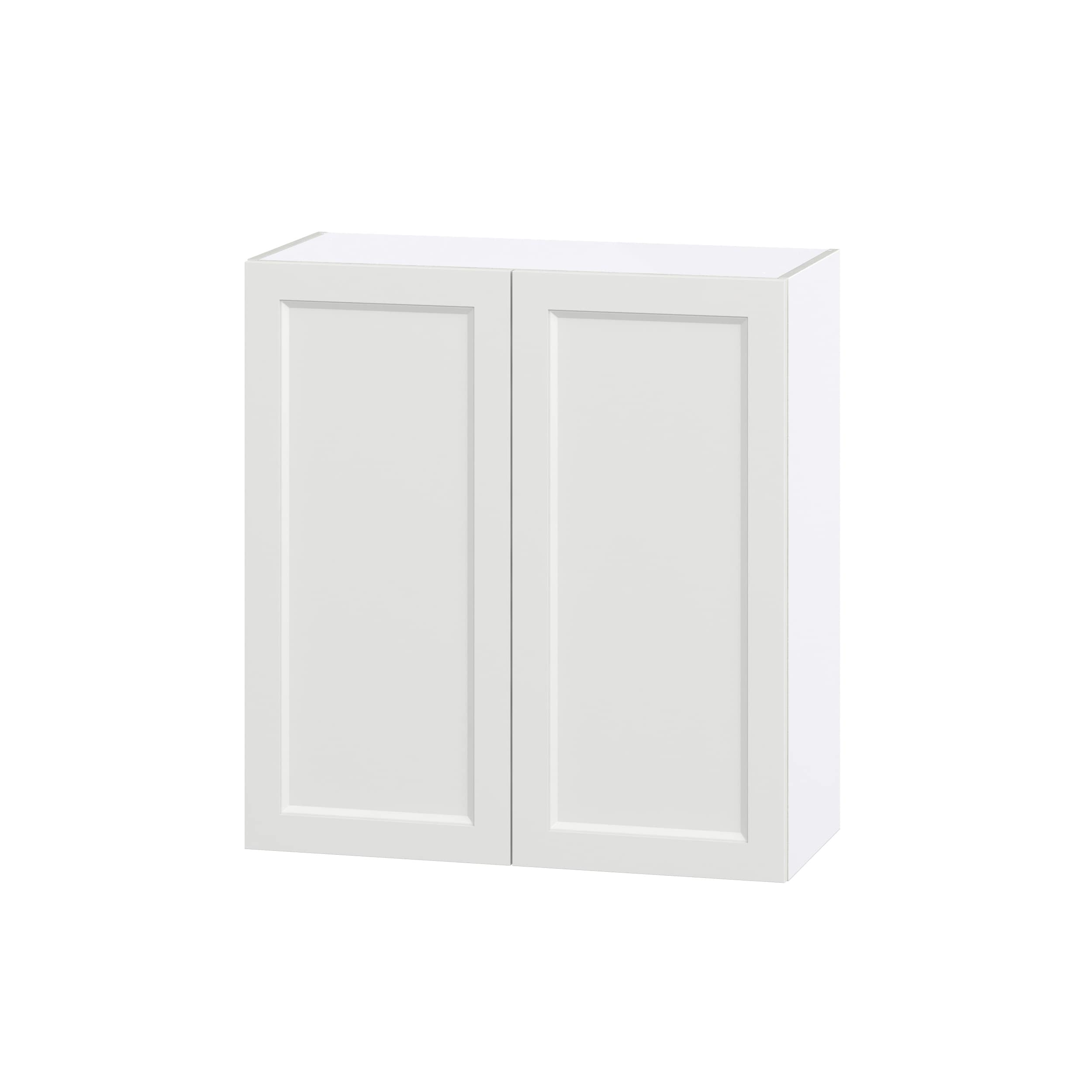 Hugo&Borg Riviera 33-in W x 35-in H x 14-in D Bright White Wall Fully Assembled Cabinet (Recessed Panel Shaker Door Style)