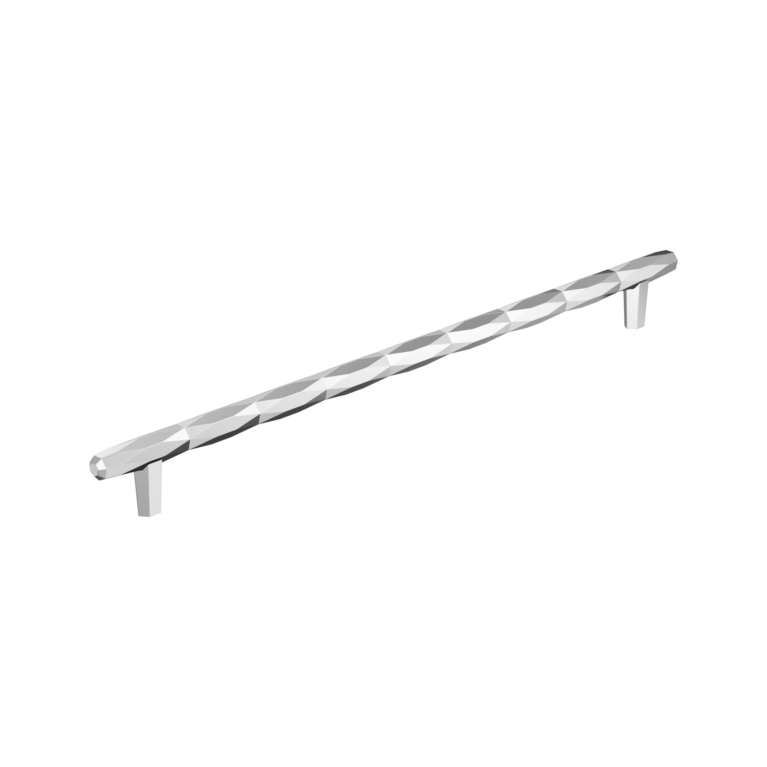 Amerock BP5550326 St. Vincent 18-in , 457mm Center to Center Polished Chrome Cylindrical Bar For Use on Appliances Drawer Pulls