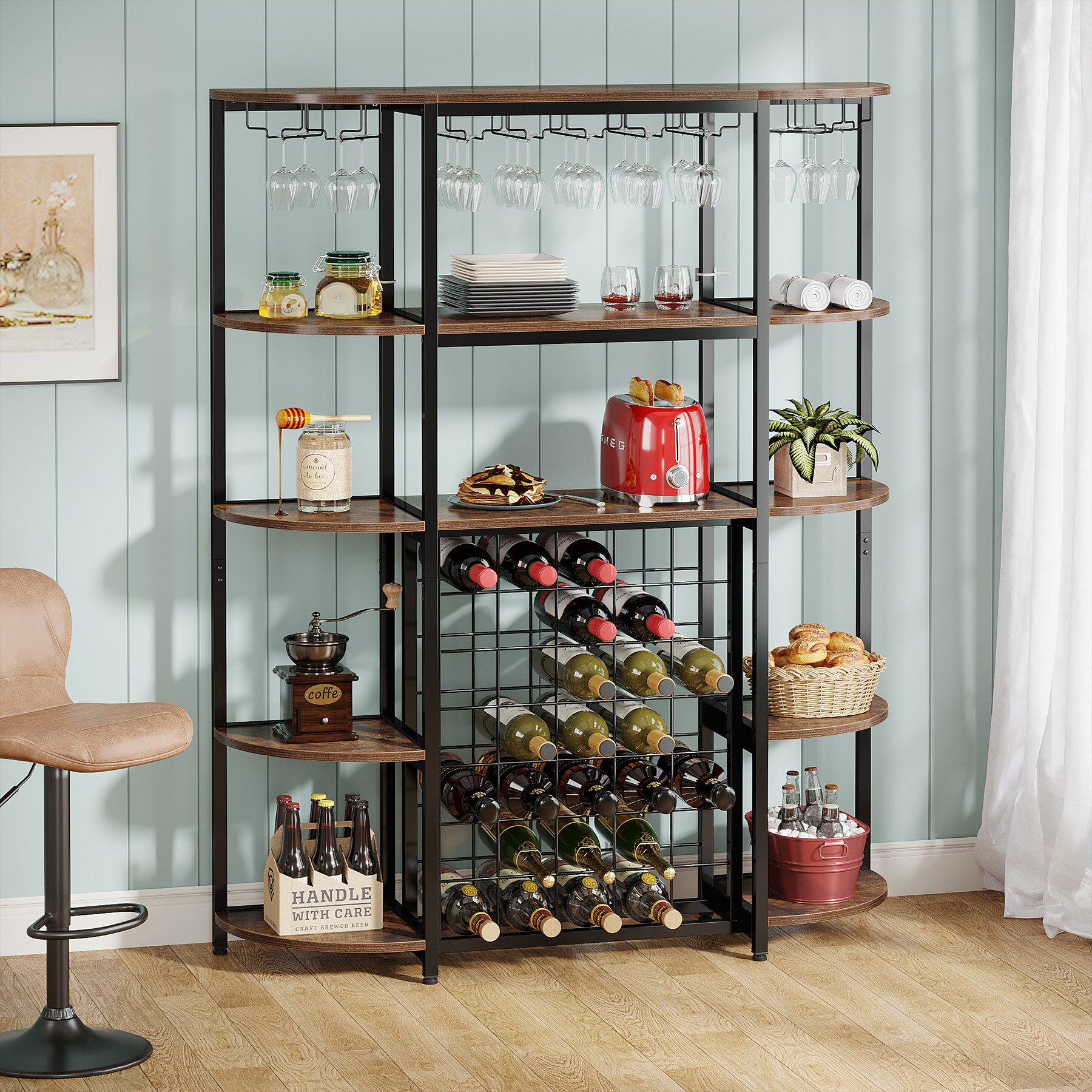 Gany Wine Rack Shelving, Design Vintage, House Doctor