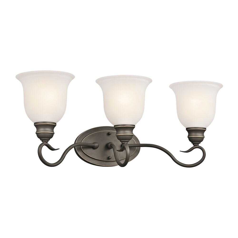 Kichler 45903OZ Tanglewood 23.25-in 3-Light Olde Bronze Transitional Vanity Light