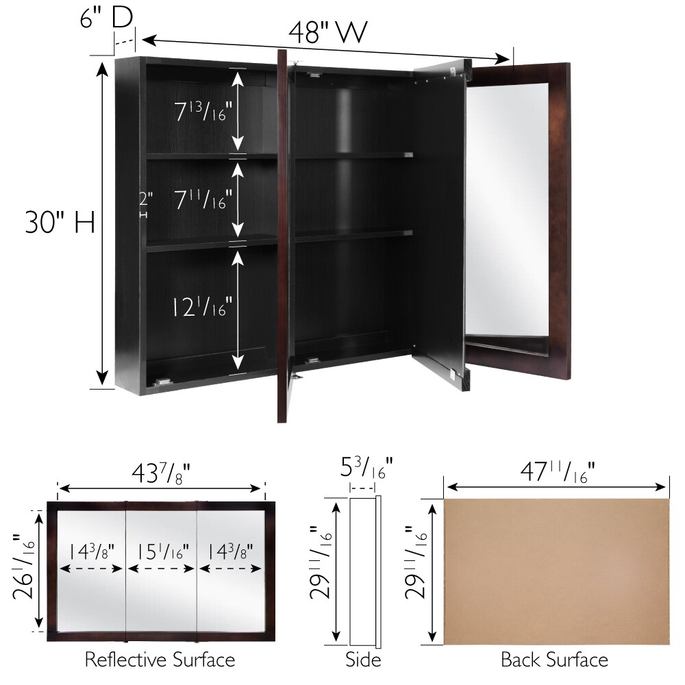 Design House 541367-ESP Bathroom-Medicine-Cabinets - View #6