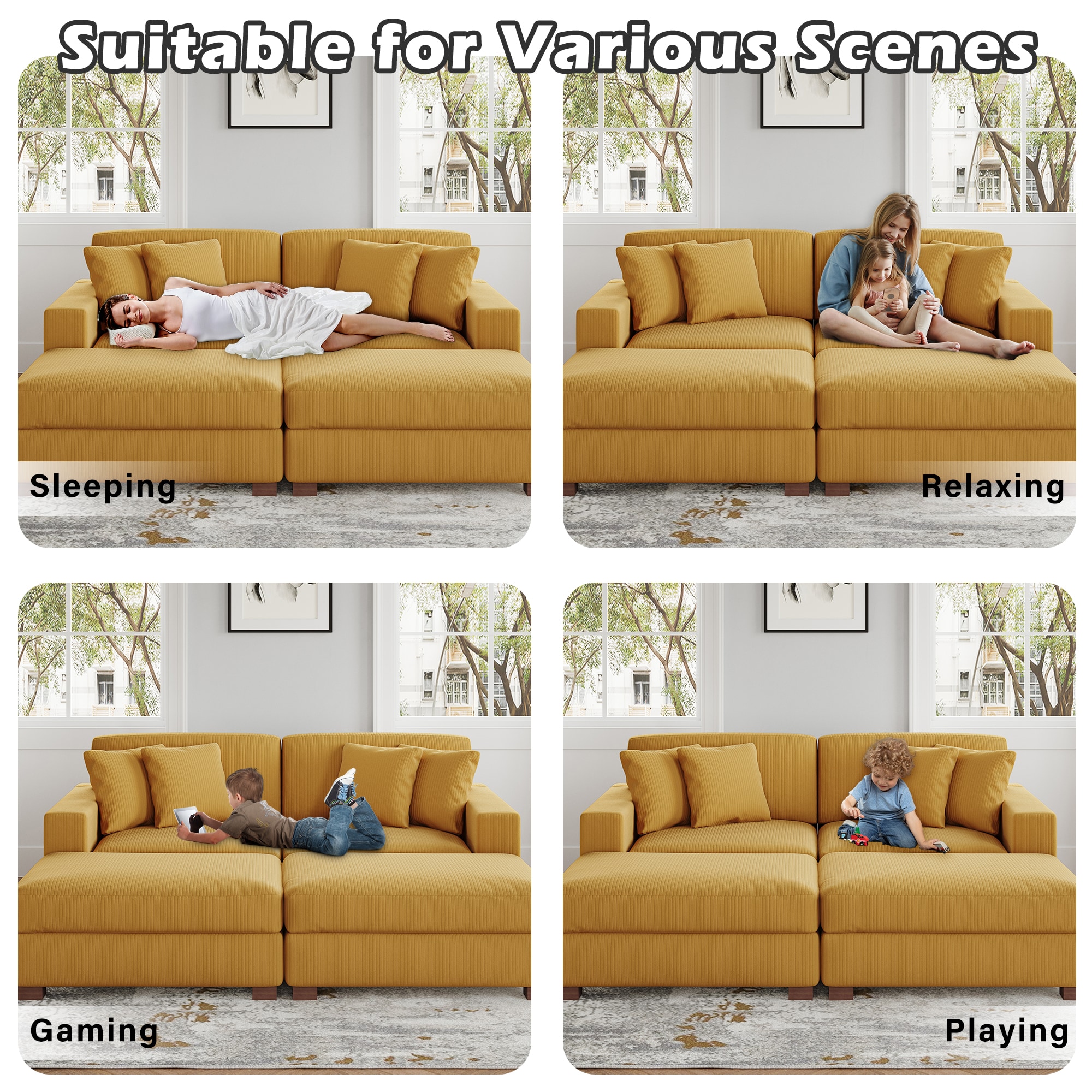 Dreamsidea CS7-ORG-L-R-OTX2 Sofas-Loveseats - View #5