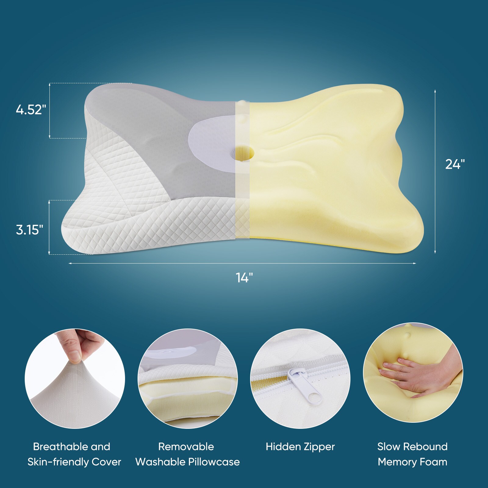 OOU HJ803088 Orthopedic-Pillows-Cushions - View #3