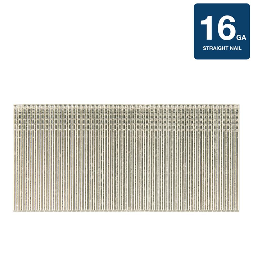 Metabo HPT 44232SHPT 1-1/2-in 16 -Gauge Straight Stainless steel Collated Finish nails 1000 -Per Box