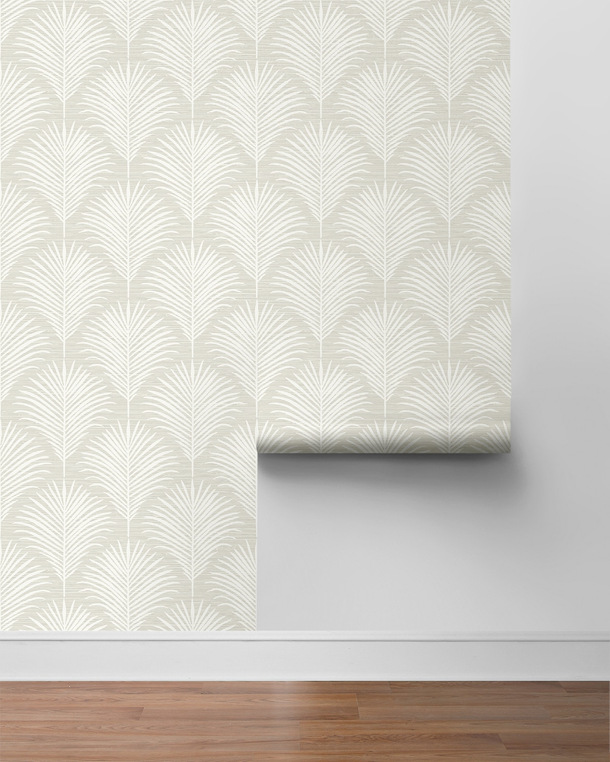 Sea Salt Palm Frond Self-Adhesive Vinyl Wallpaper