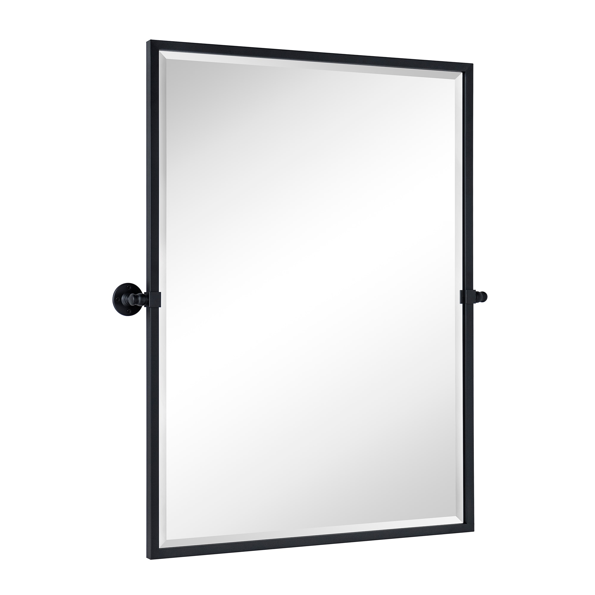 TEHOME Blakley 30-in x 40-in Tilting Bathroom Vanity Mirror (Matte ...