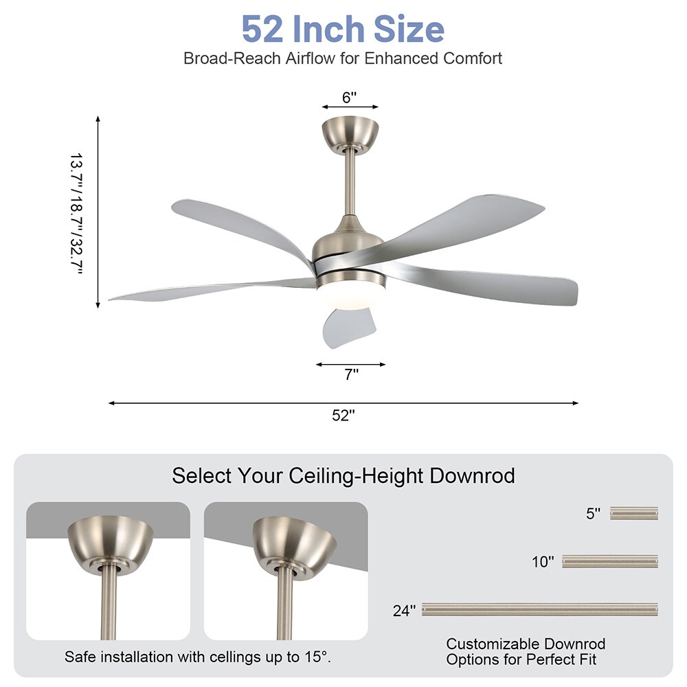 Sofucor LW-52K096TY-SN-SL-60 Ceiling-Fans - View #4