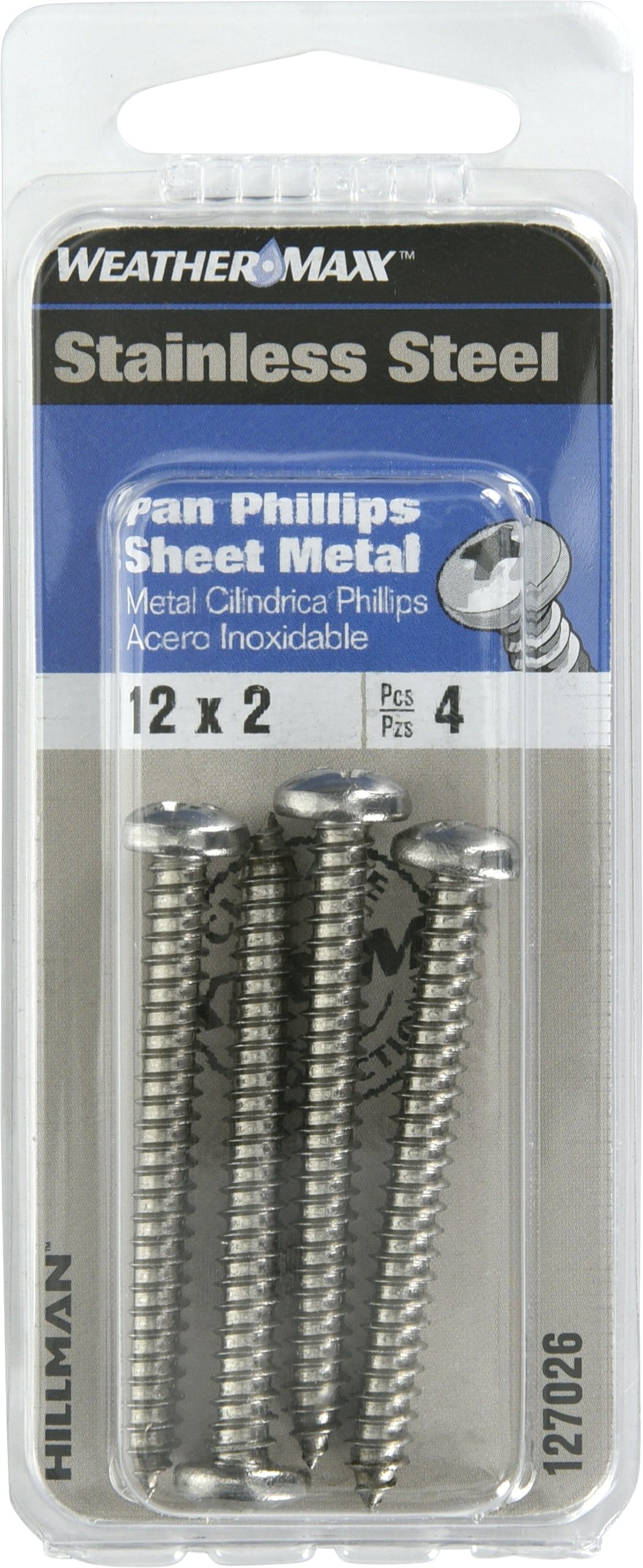 3/16-in x 1-1/2-in White Stainless Steel Pan Multi-Material Lattice Screws  (12-Count) at