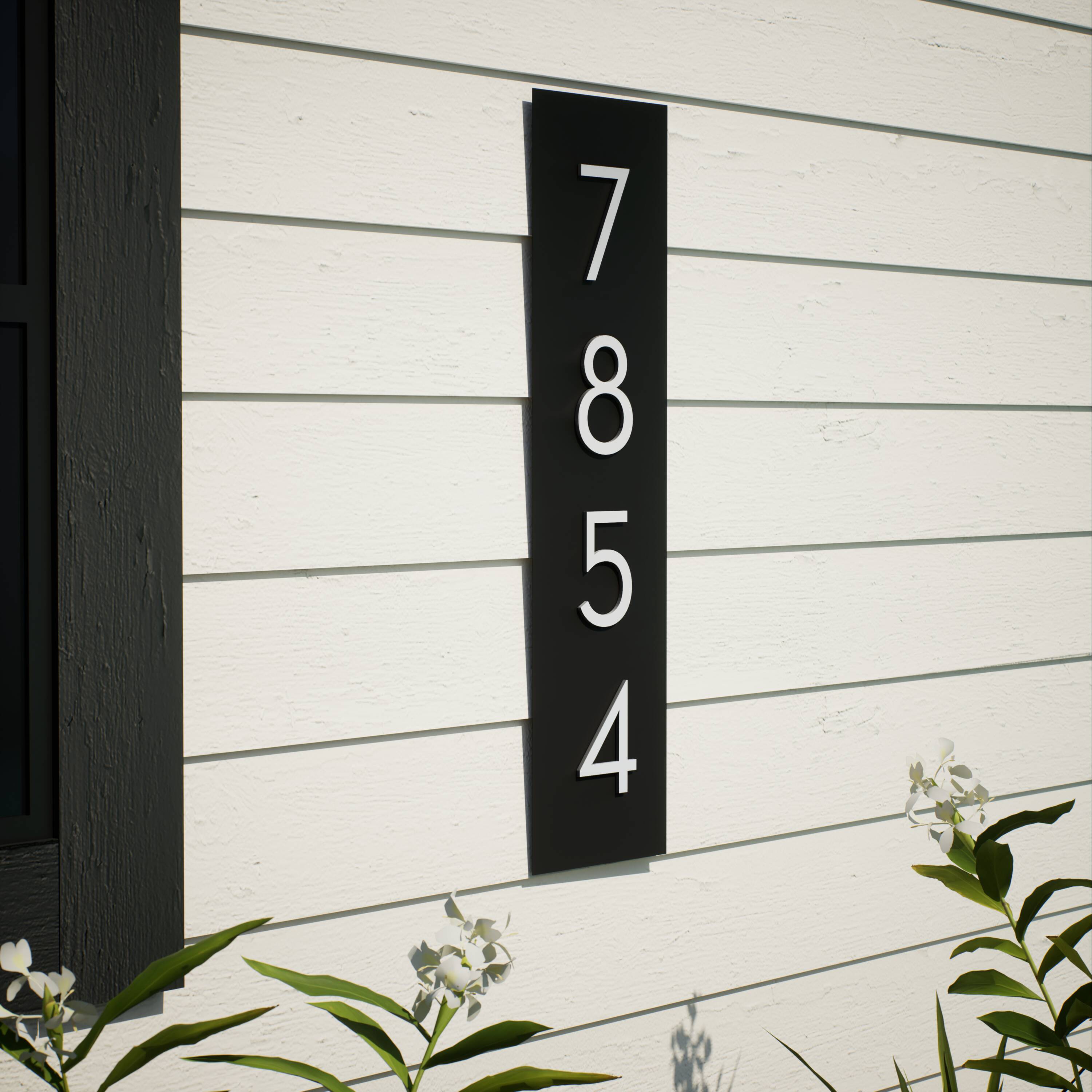 Post & Porch LARGESIMPLY-BLACK Outdoor-Plaques-Holders - View #5