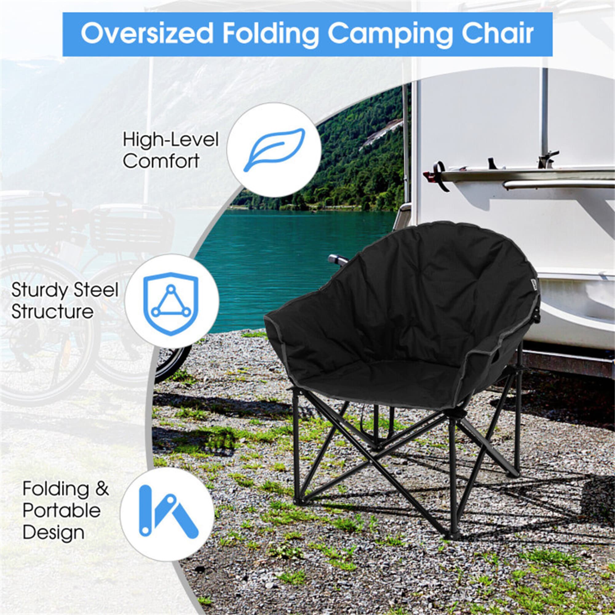 BABOOM BOM-70502DK-CO Beach-Camping-Chairs - View #7
