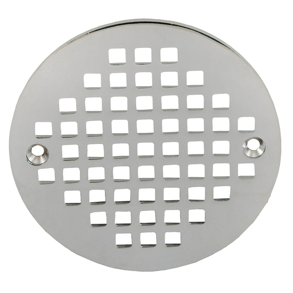 4~ Prefab Round Shower Drain in Chrome DT051411