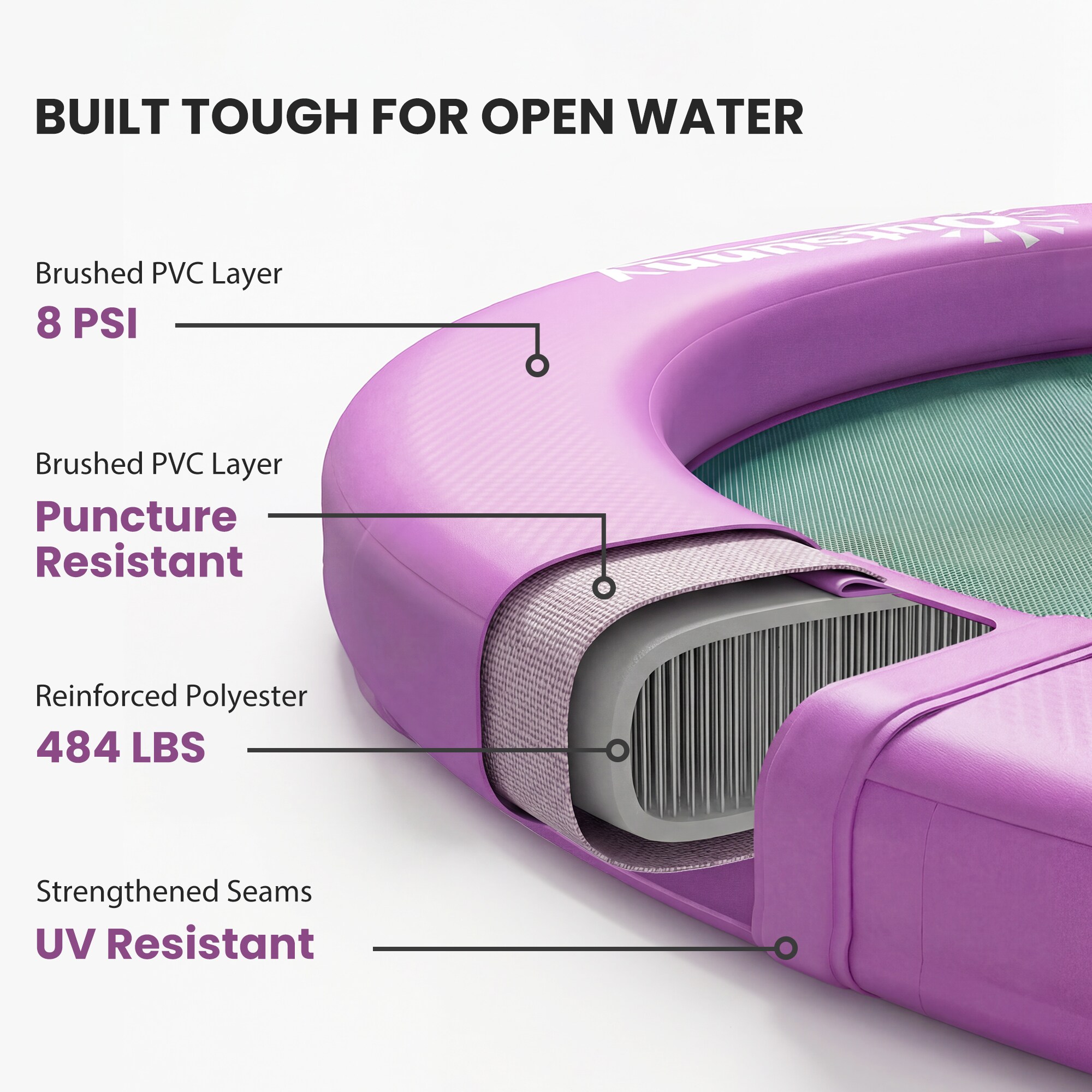 Outsunny A34-016V00VT Pool-Toys-Floats - View #5