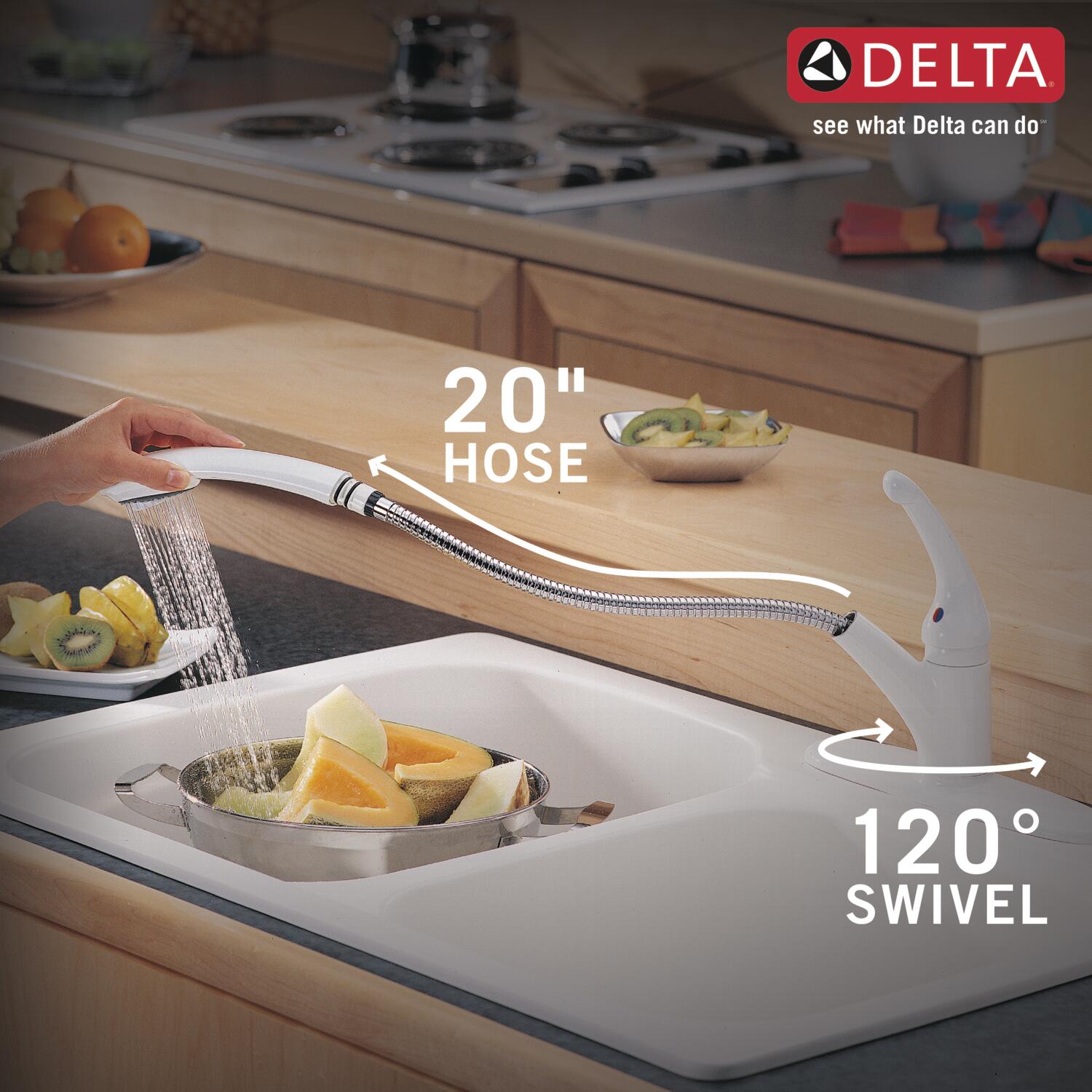 Delta 470-WH-DST Kitchen-Faucets - View #8