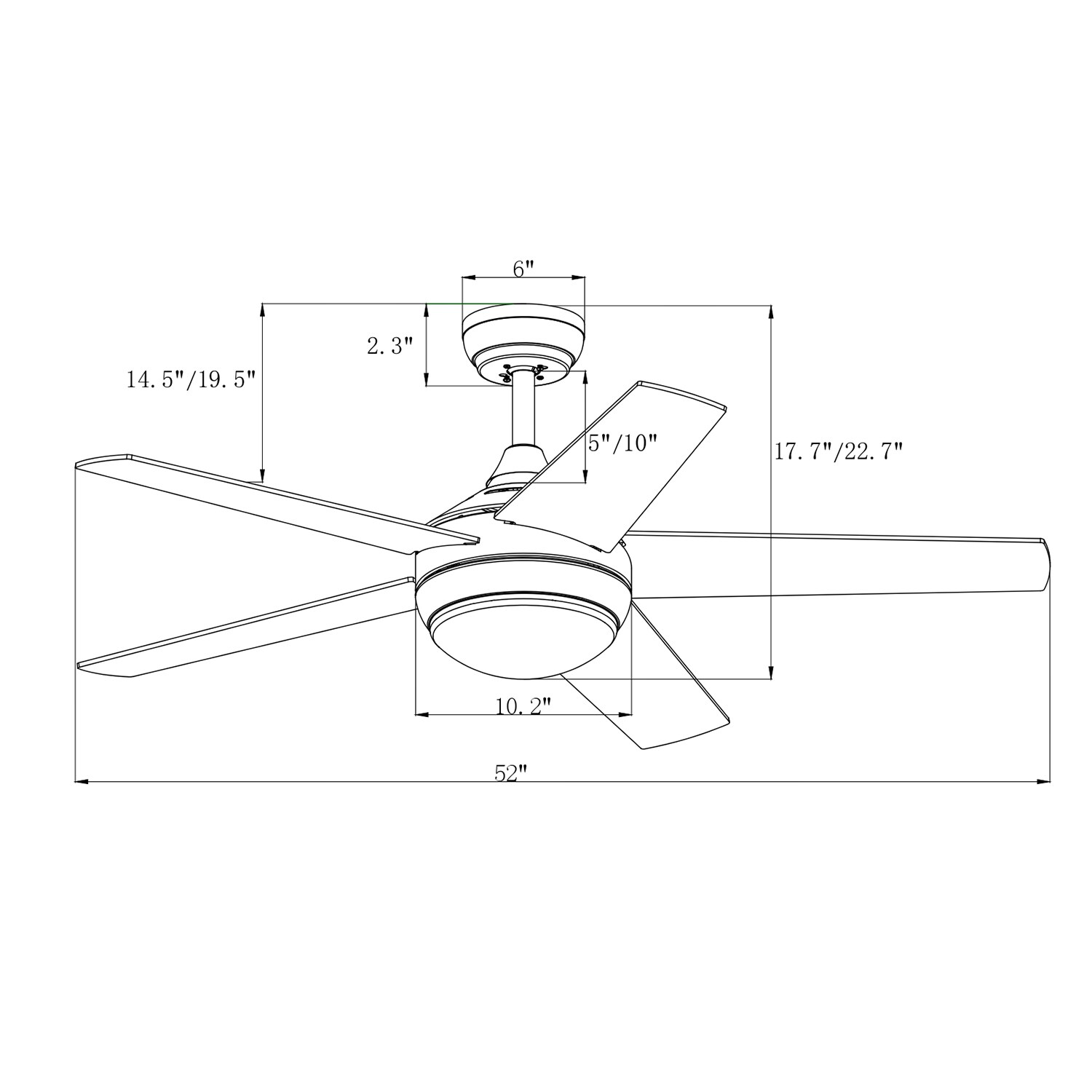 Edvivi FFG7771BN Ceiling-Fans - View #5