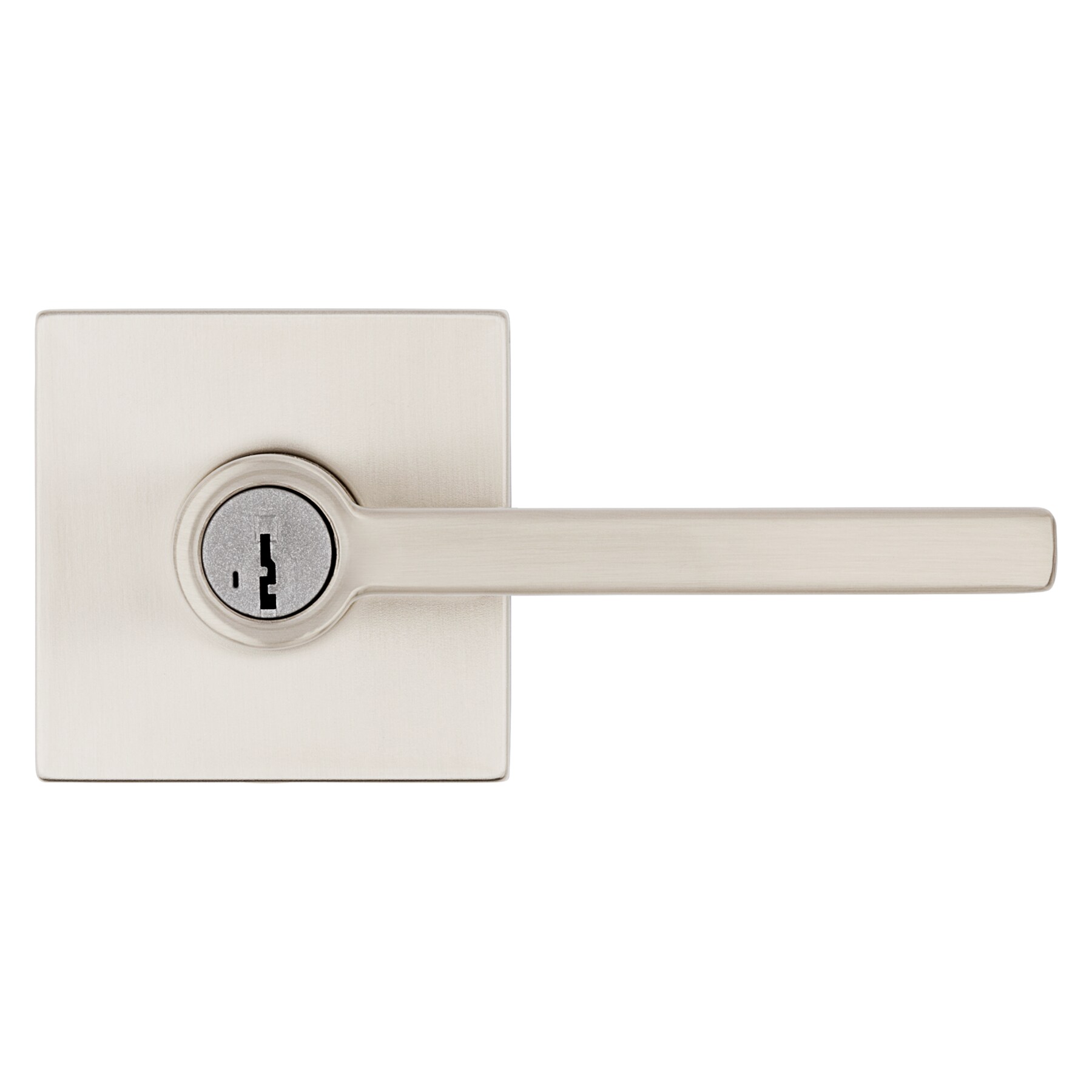 Kwikset Signature Series Halifax Satin Nickel Universal Exterior Keyed  Entry Door Handle with Smartkey in the Door Handles department at