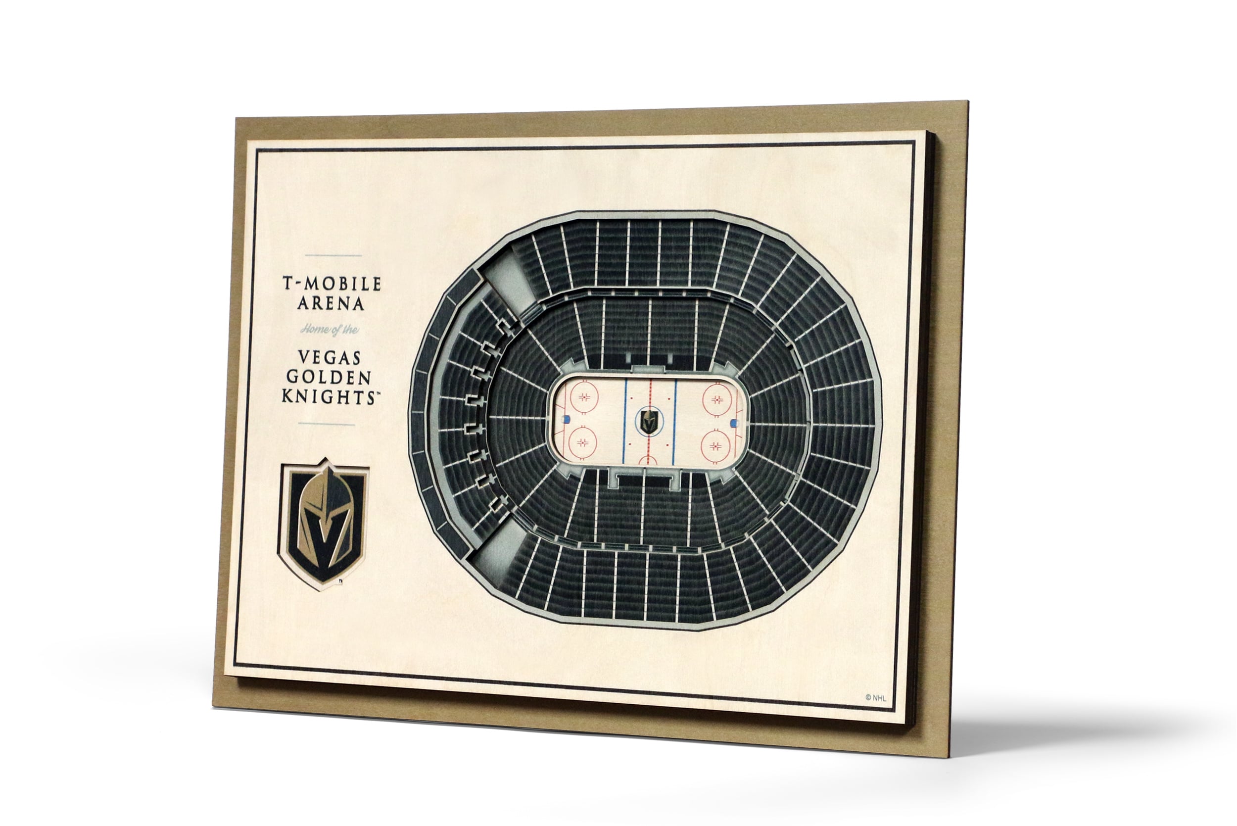 StadiumViews Las Vegas Raiders Youthefan Brown Floater Frame 19.5