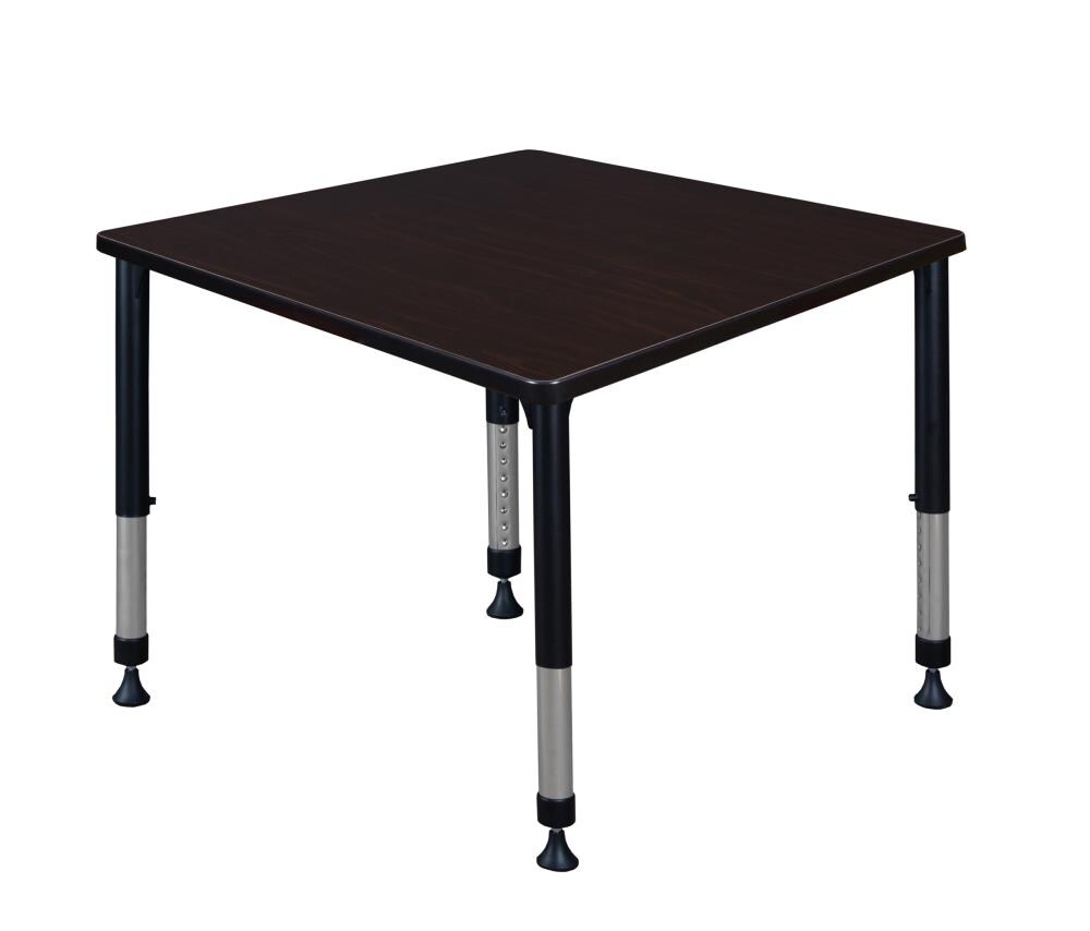 Regency TB3636MWAPBK Classroom Tables Brown 4-Person Training Table (36-in W x 34-in H)