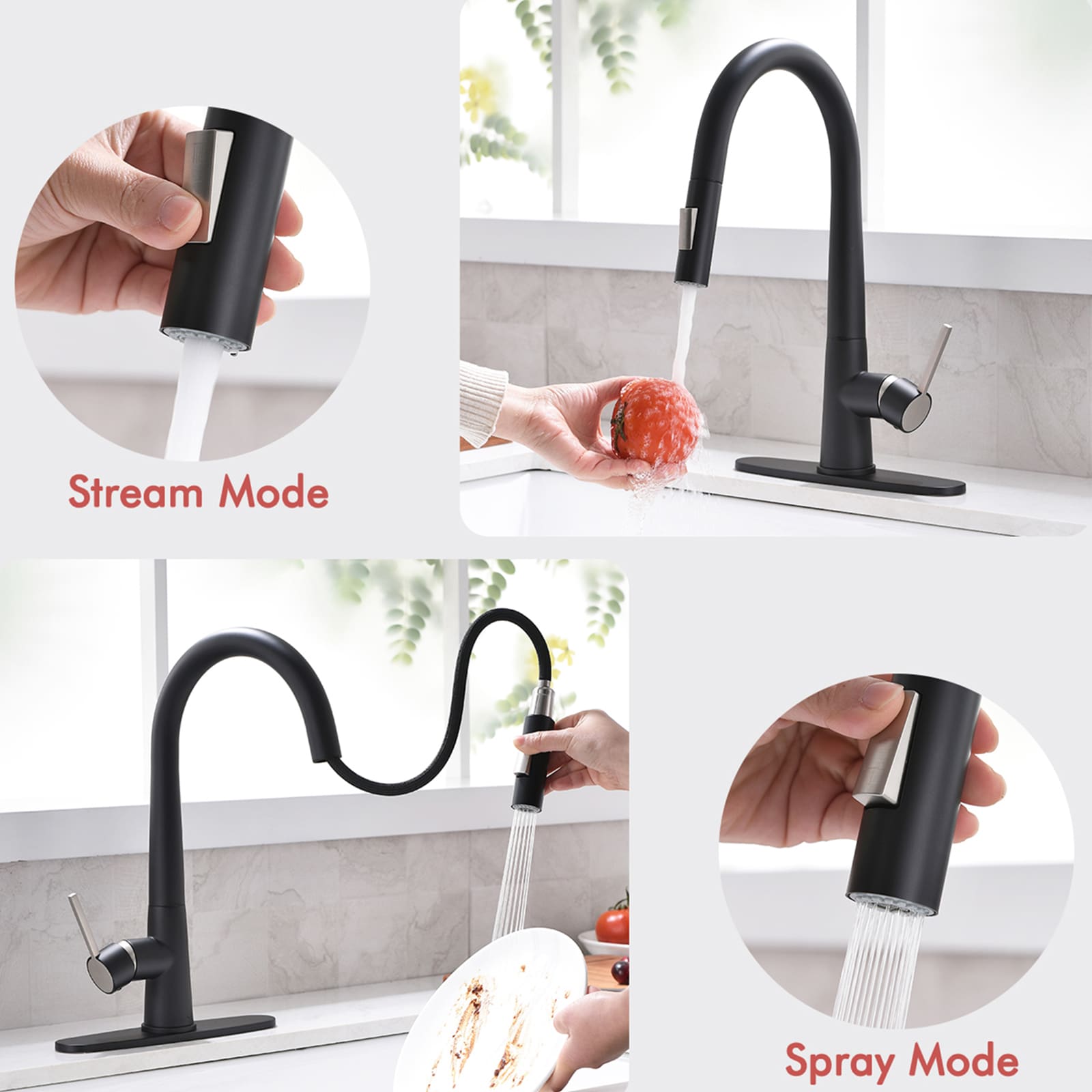 Fapully FA-B-1012B Kitchen-Faucets - View #3