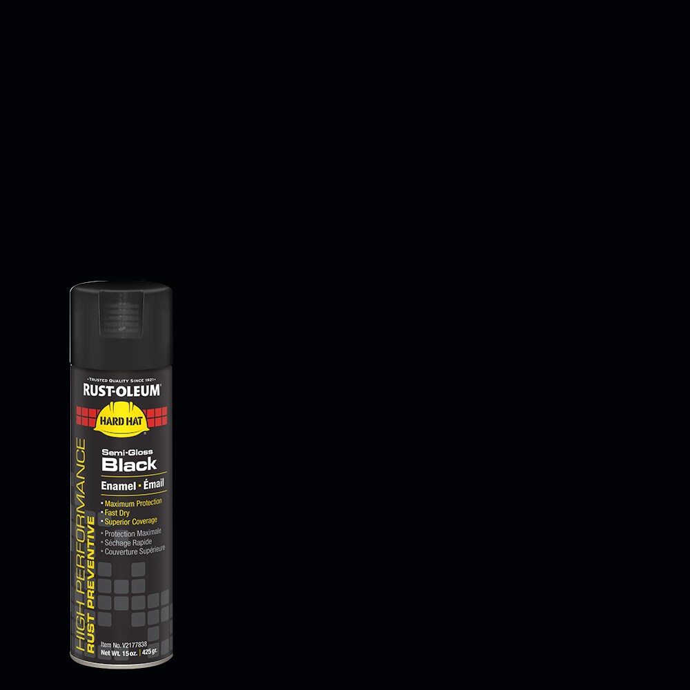 Rust-Oleum High Performance Semi-gloss Black Automotive (NET WT. 15-oz ...