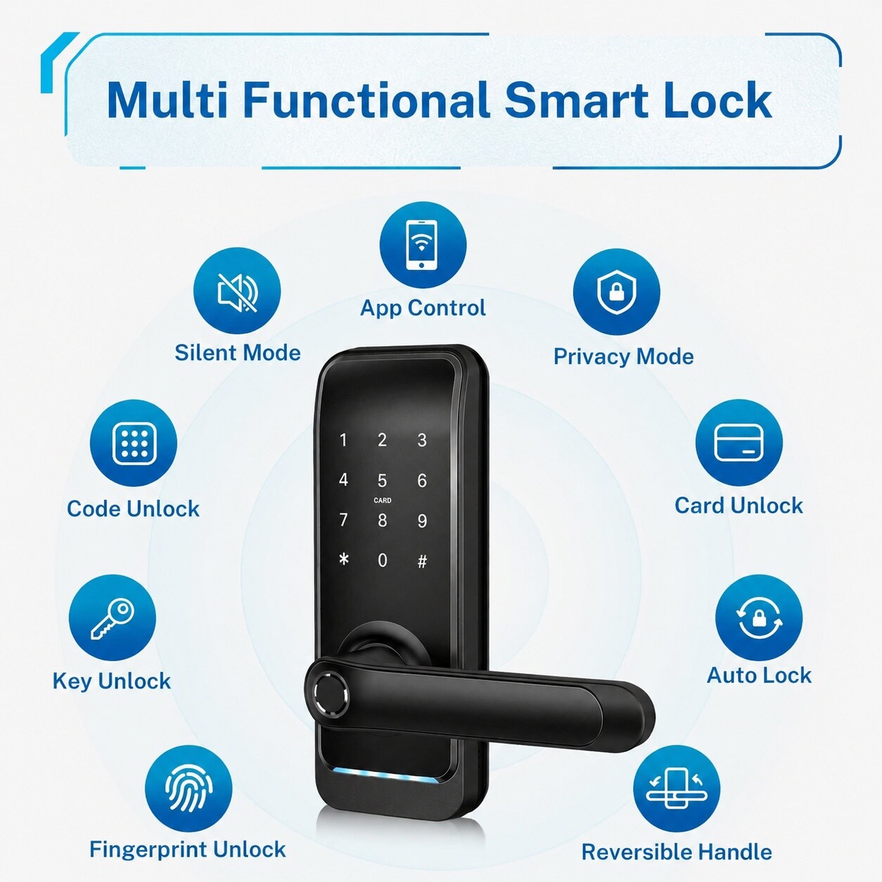 Justincity LJT0806J305 Electronic-Door-Locks - View #2