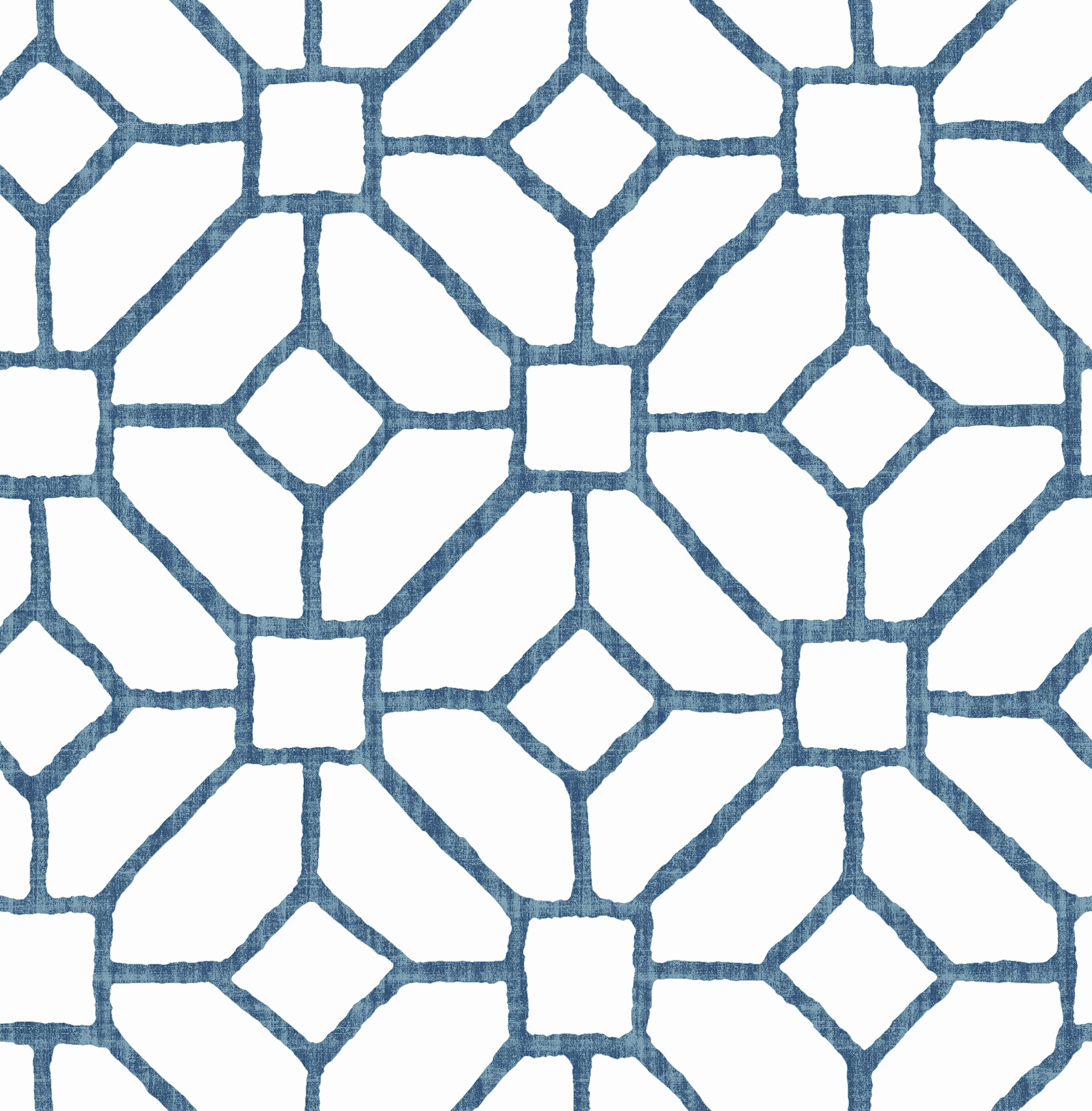 A-Street Prints 4120-26828 56.4-sq ft Blue Non-woven Geometric Unpasted Wallpaper
