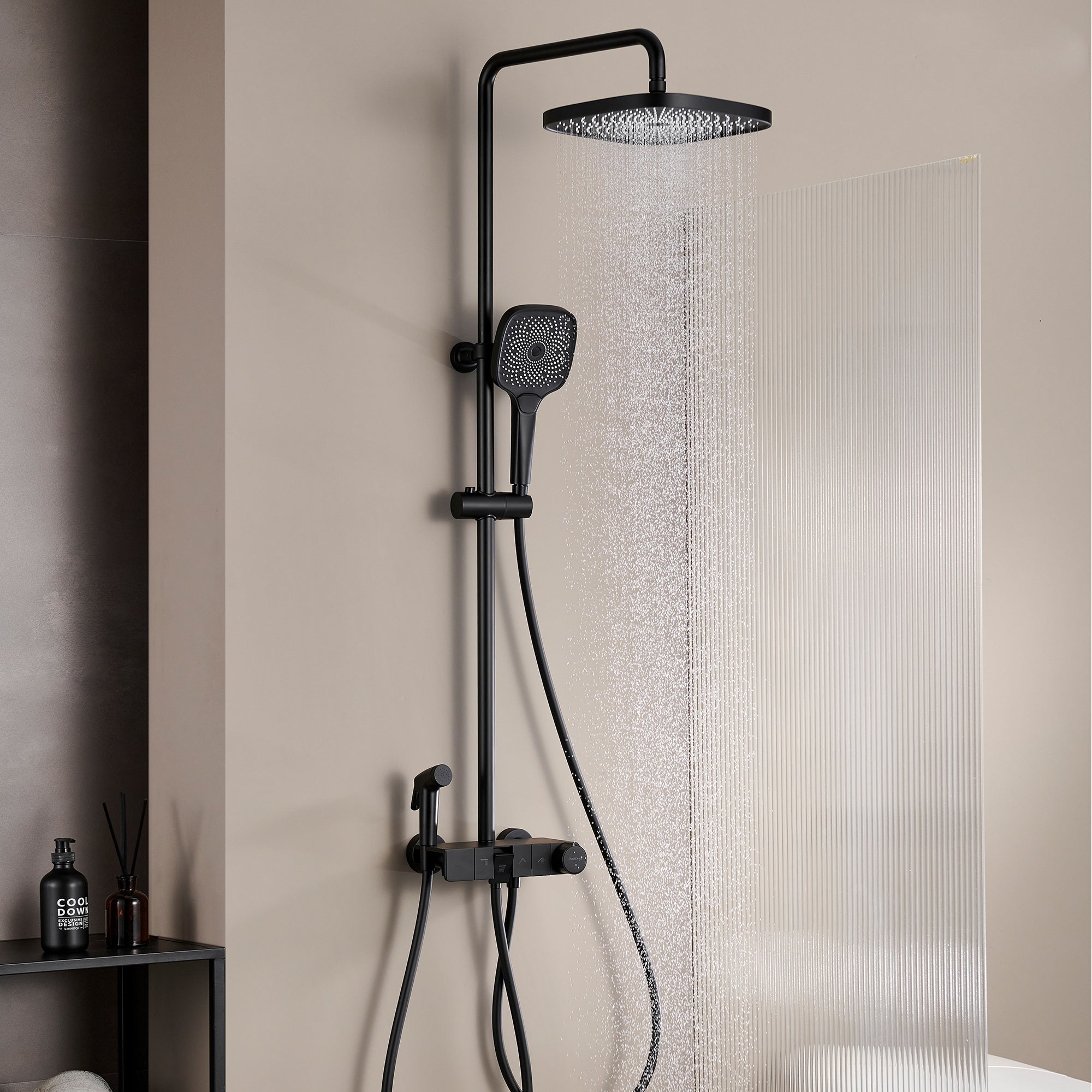 Boyel Living BL-H4002-MB Showerhead-Bar-Panels - View #4