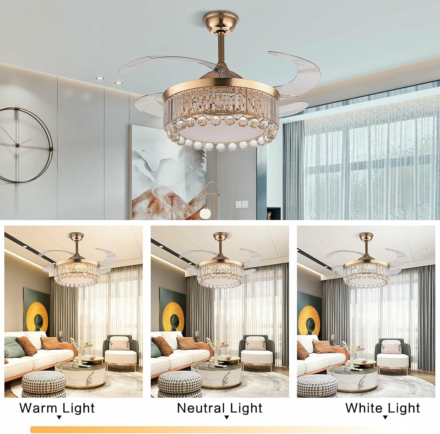 Oukaning HG-HCX-2248 Ceiling-Fans - View #4