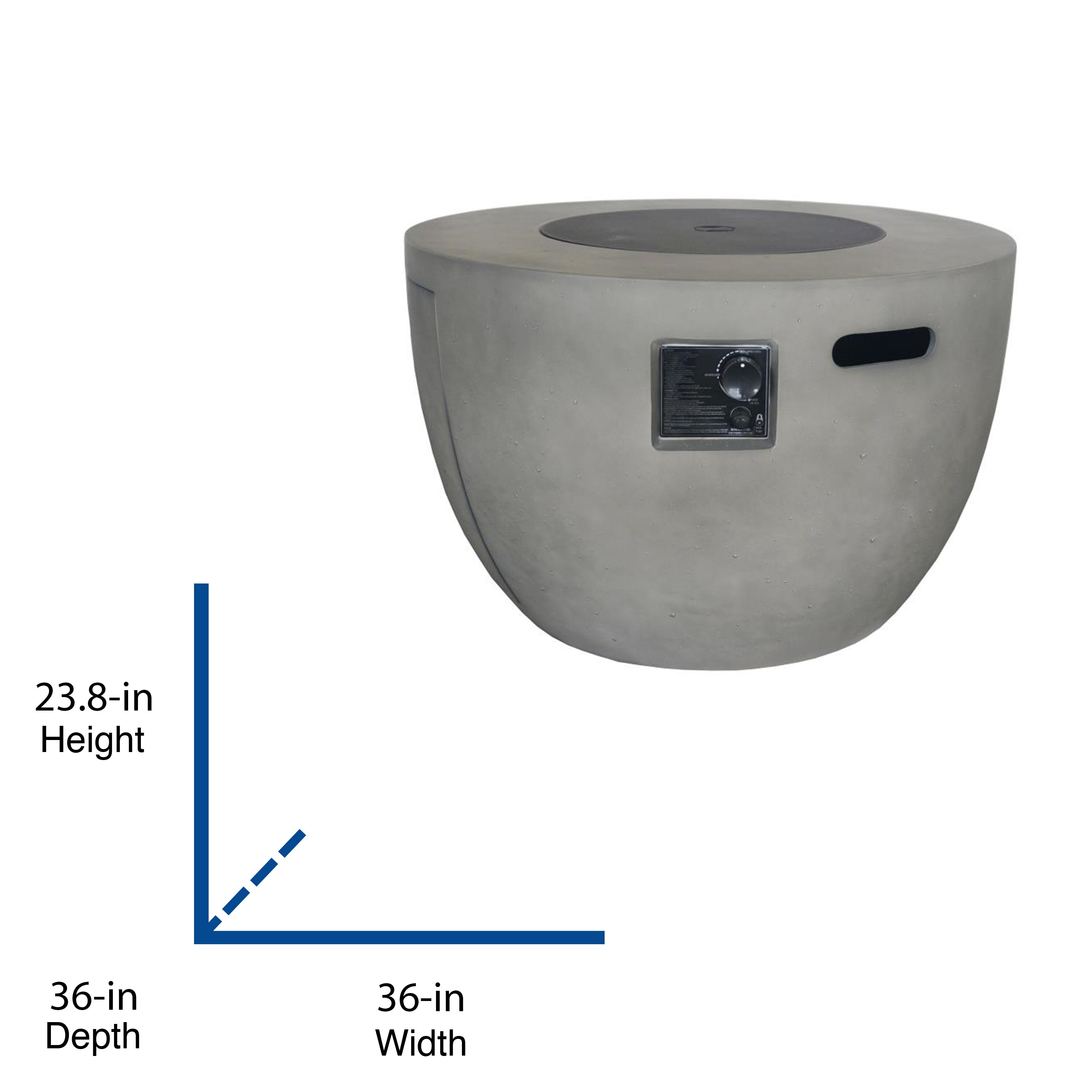 allen + roth 52043 Outdoor-Gas-Firepits - View #4