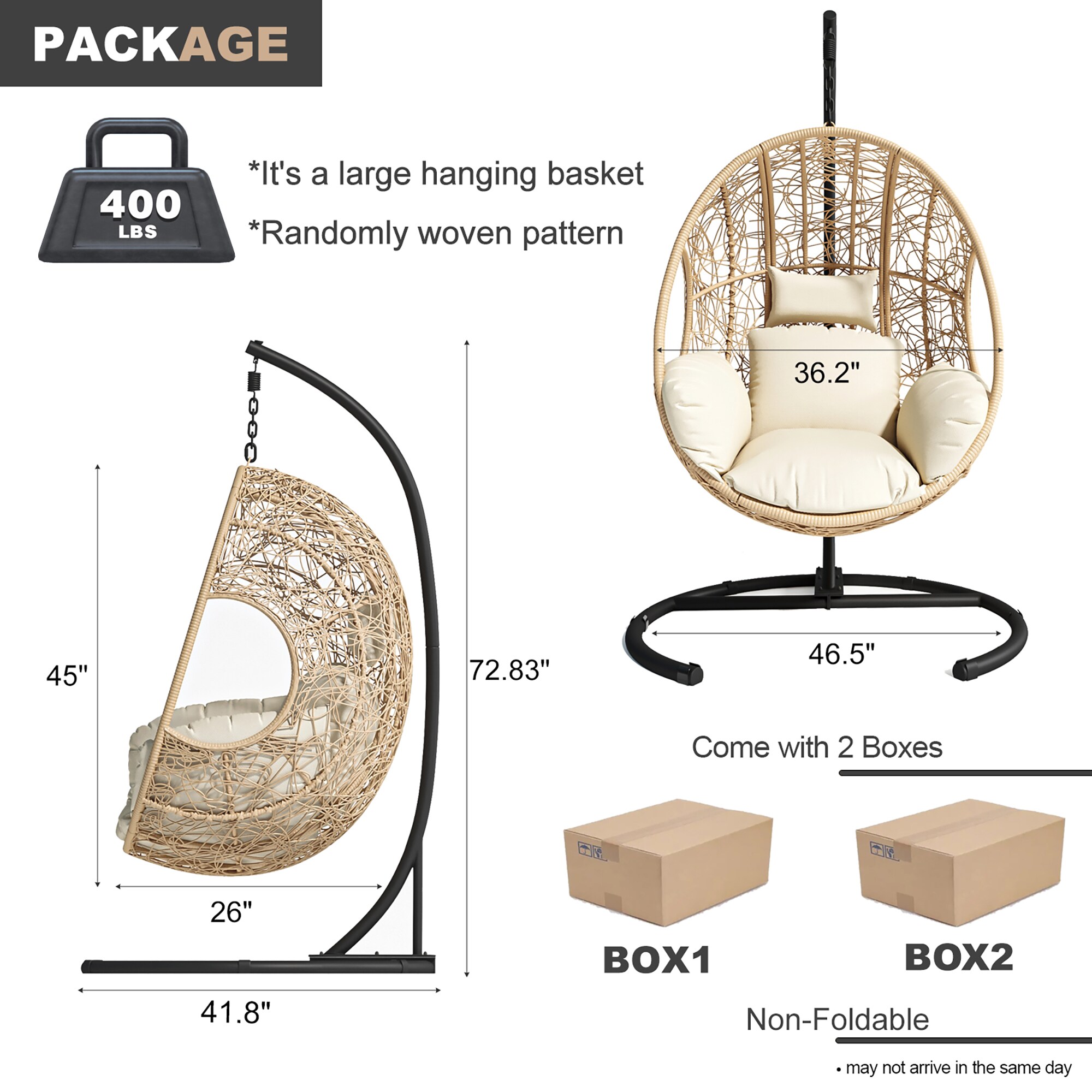 Forclover R4FW-C03BE Patio-Chairs - View #3
