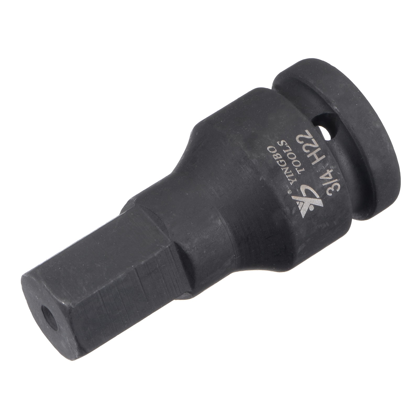 Unique Bargains 22mm Impact Hex Bit Socket 3/4 Inch Drive 100mm Length High Carbon Steel Metric Sizes #S26031801UX5454