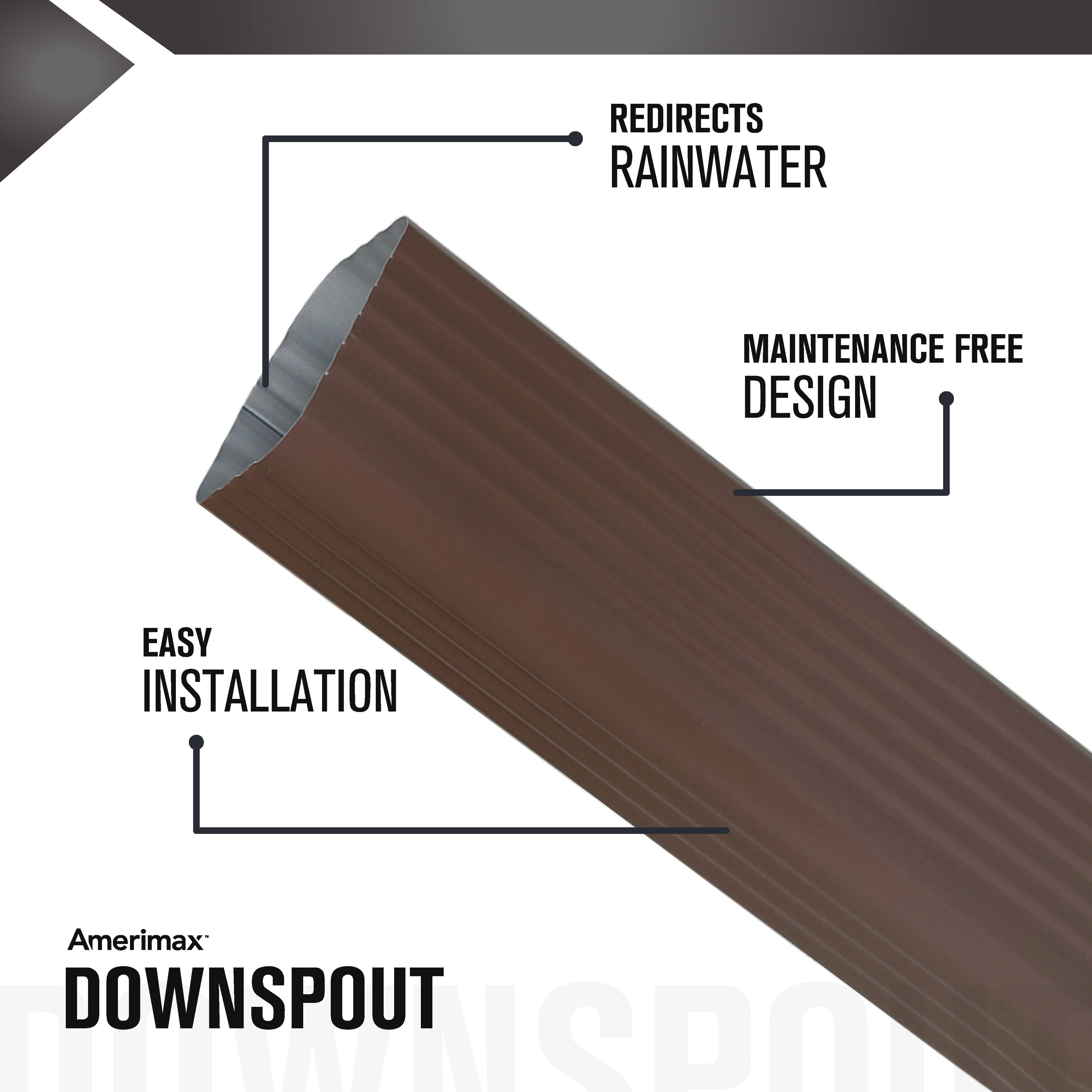 Amerimax 2401019120 Downspout-Components - View #2