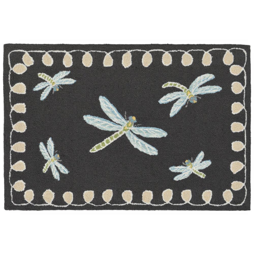 Liora Manne 2-ft x 3-ft Midnight Rectangular Indoor or Outdoor Decorative  Winter Door Mat in the Mats department at