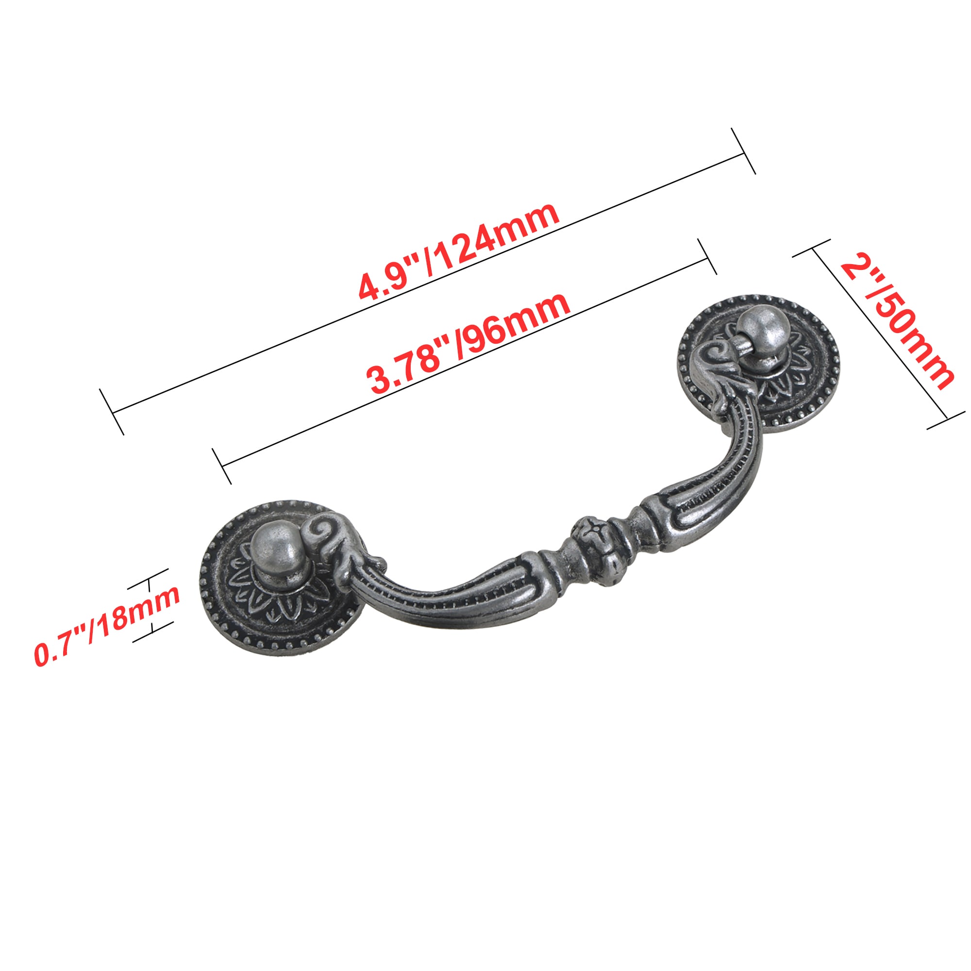 Utopia Alley HW312PLAI011-5 Cabinet-Pulls - View #3