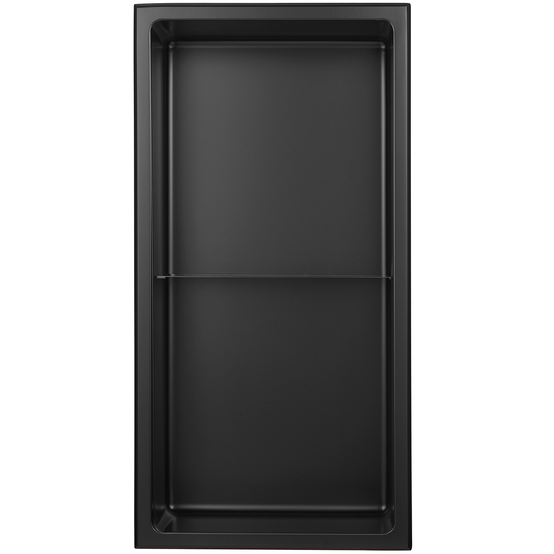 AKDY 8-in x 36-in Matte Black Stainless Rectangular Shower Niche in the Shower  Shelves & Accessories department at