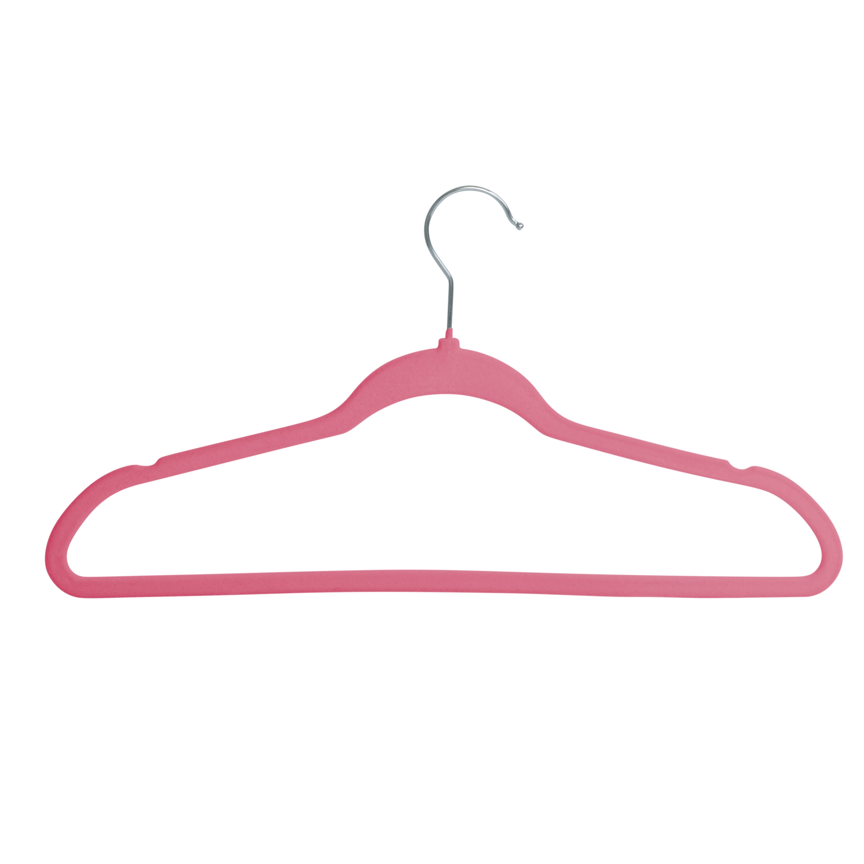 Honey-Can-Do 35-Pack Plastic Non-slip Grip Clothing Hanger (Pink) in ...