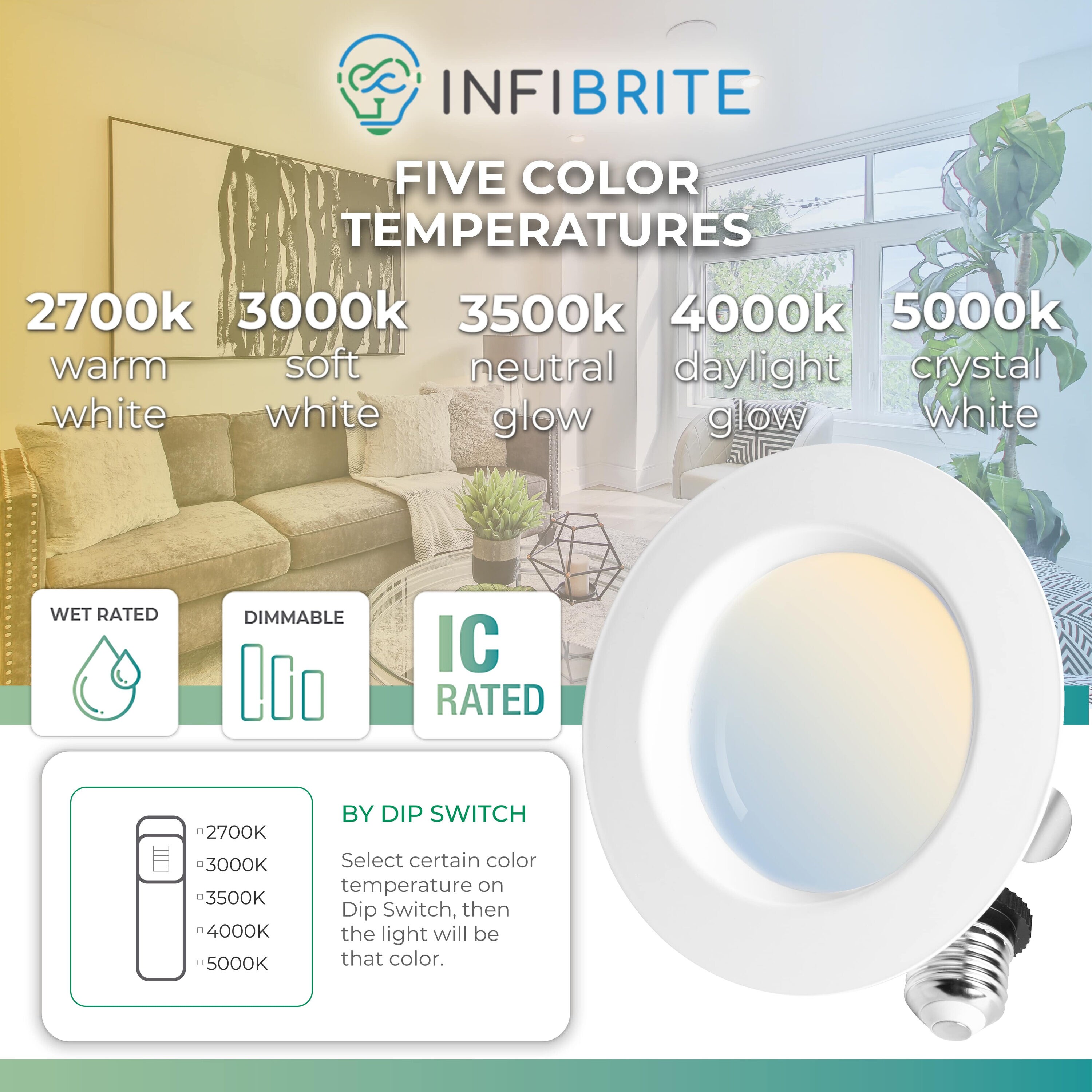 Infibrite IB-005-8-9W-HL-6PK Recessed-Kits - View #6