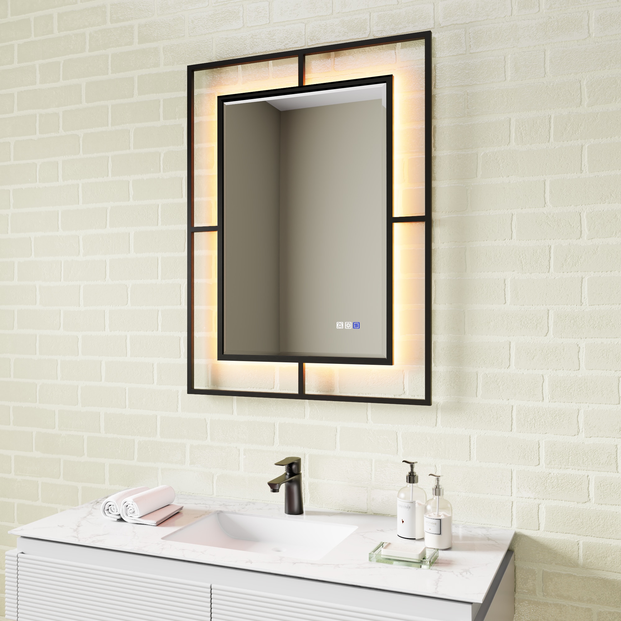 ExBrite EXBM3040V10MBX Framed-Bath-Mirrors - View #11