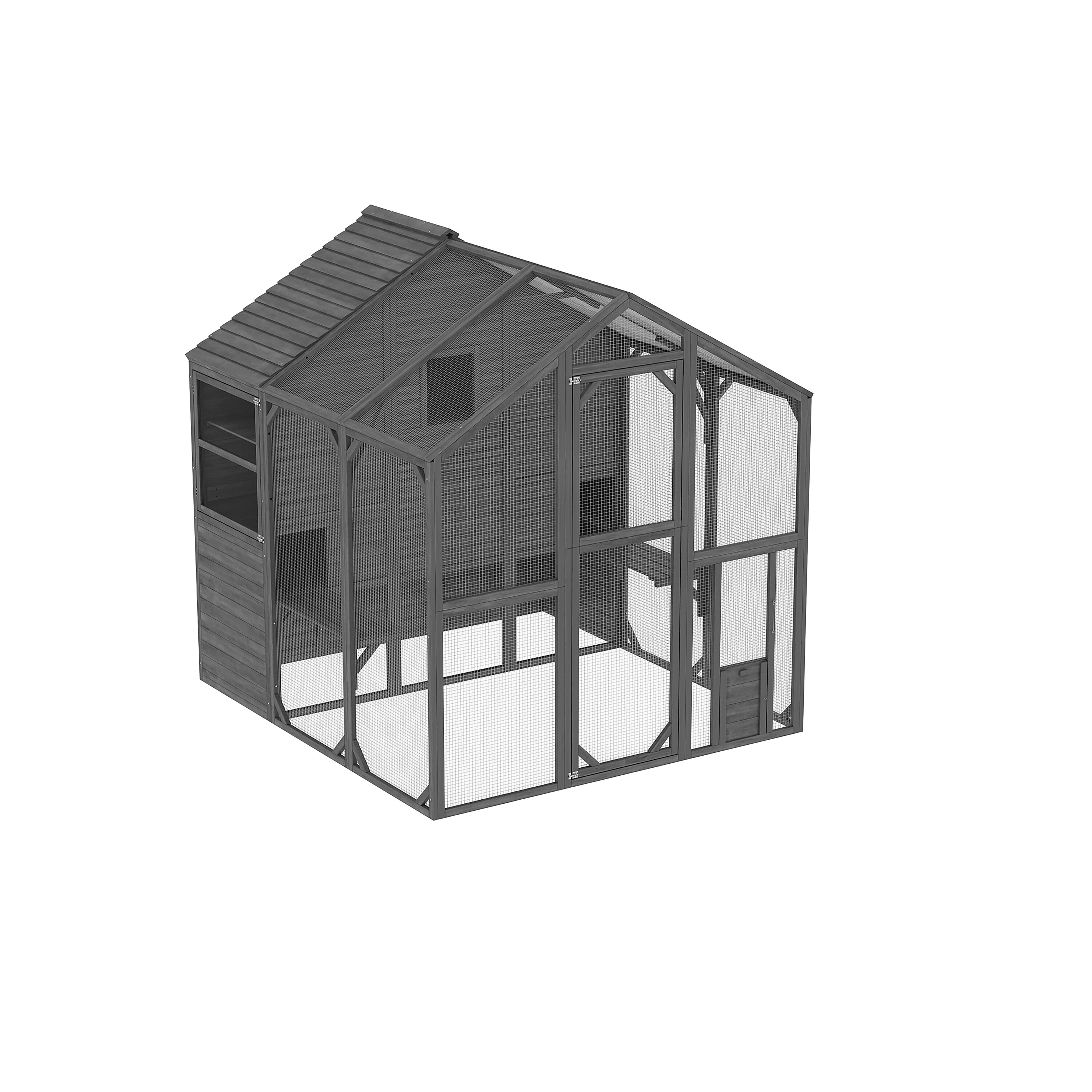 MIDHAM KF150212-01+02 Chicken-Coops-Rabbit-Hutches - View #5