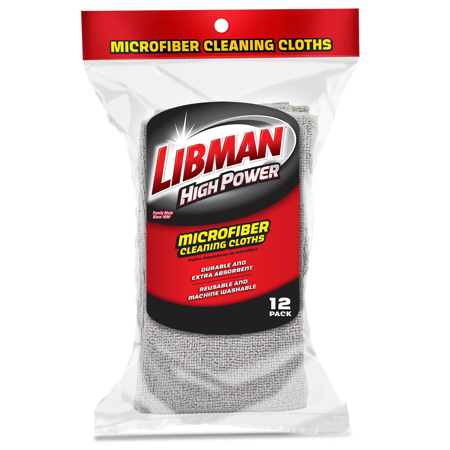 Libman 1262 12 -Pack Microfiber Cloth