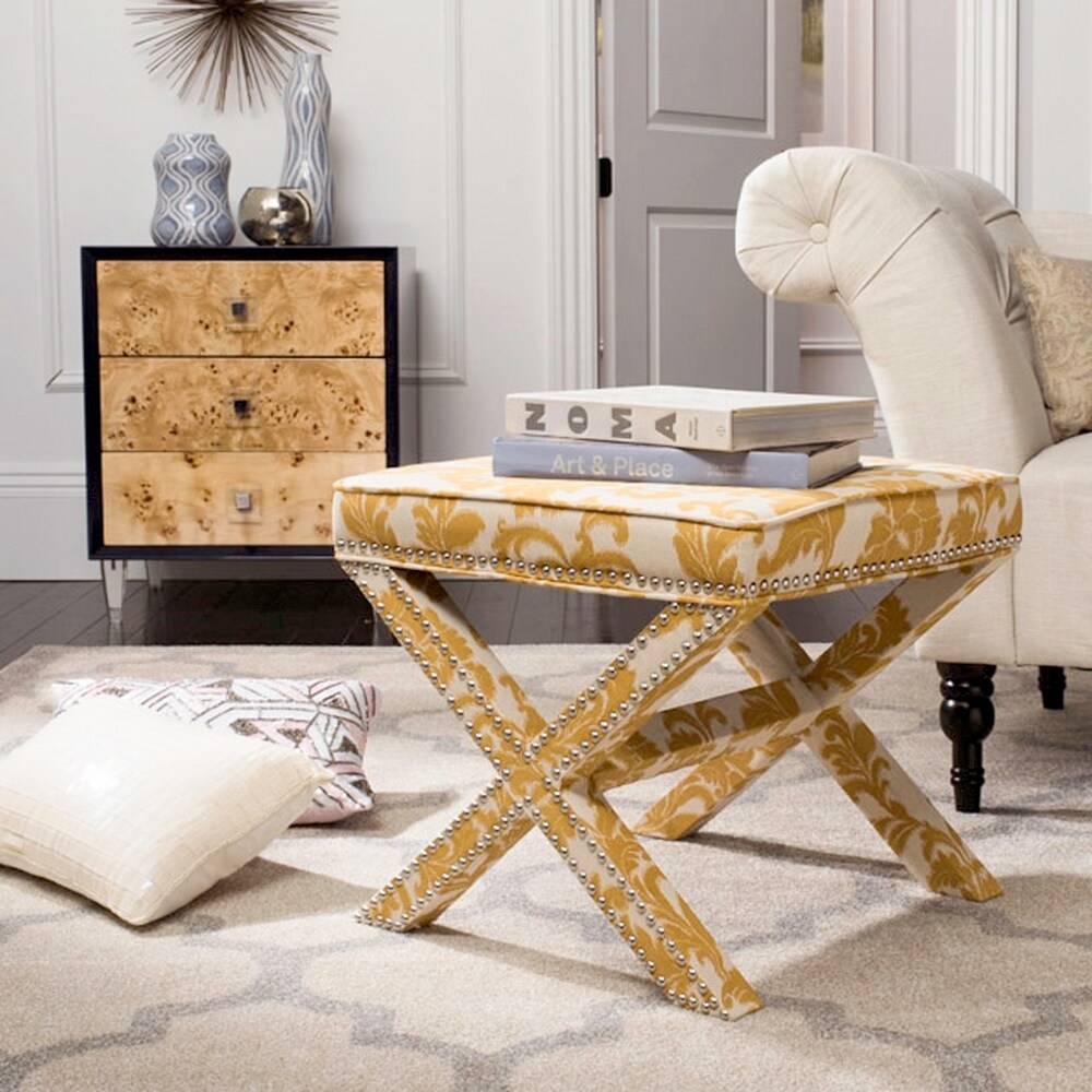Safavieh MCR4589M Indoor-Ottomans - View #2
