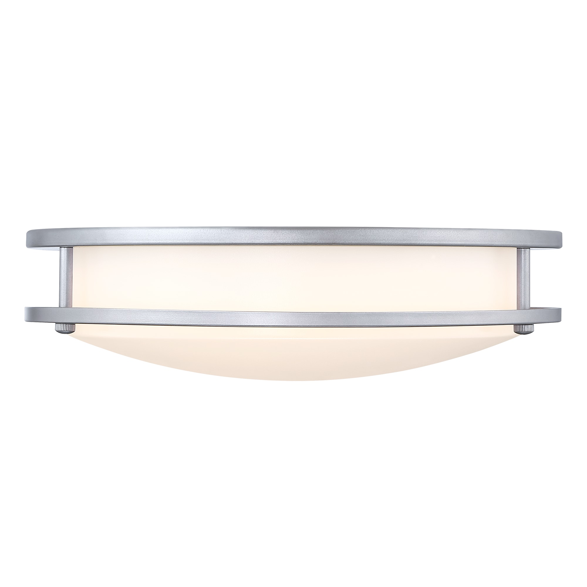 Hukoro FL84901-FM-BN-13 13-in Brushed Nickel Integrated LED Flush Mount Light