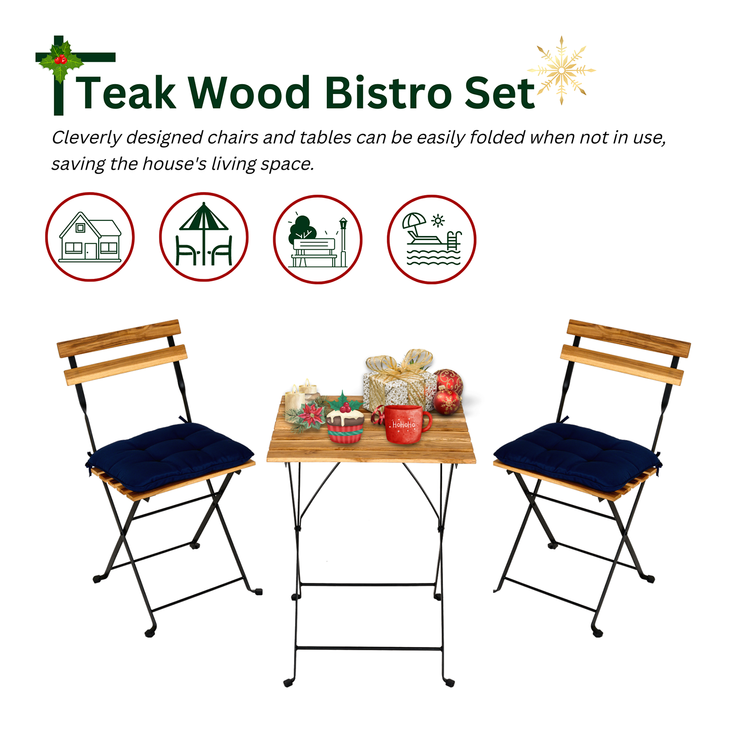 GZMR MS-PC002AL-BL Patio-Dining-Sets - View #3