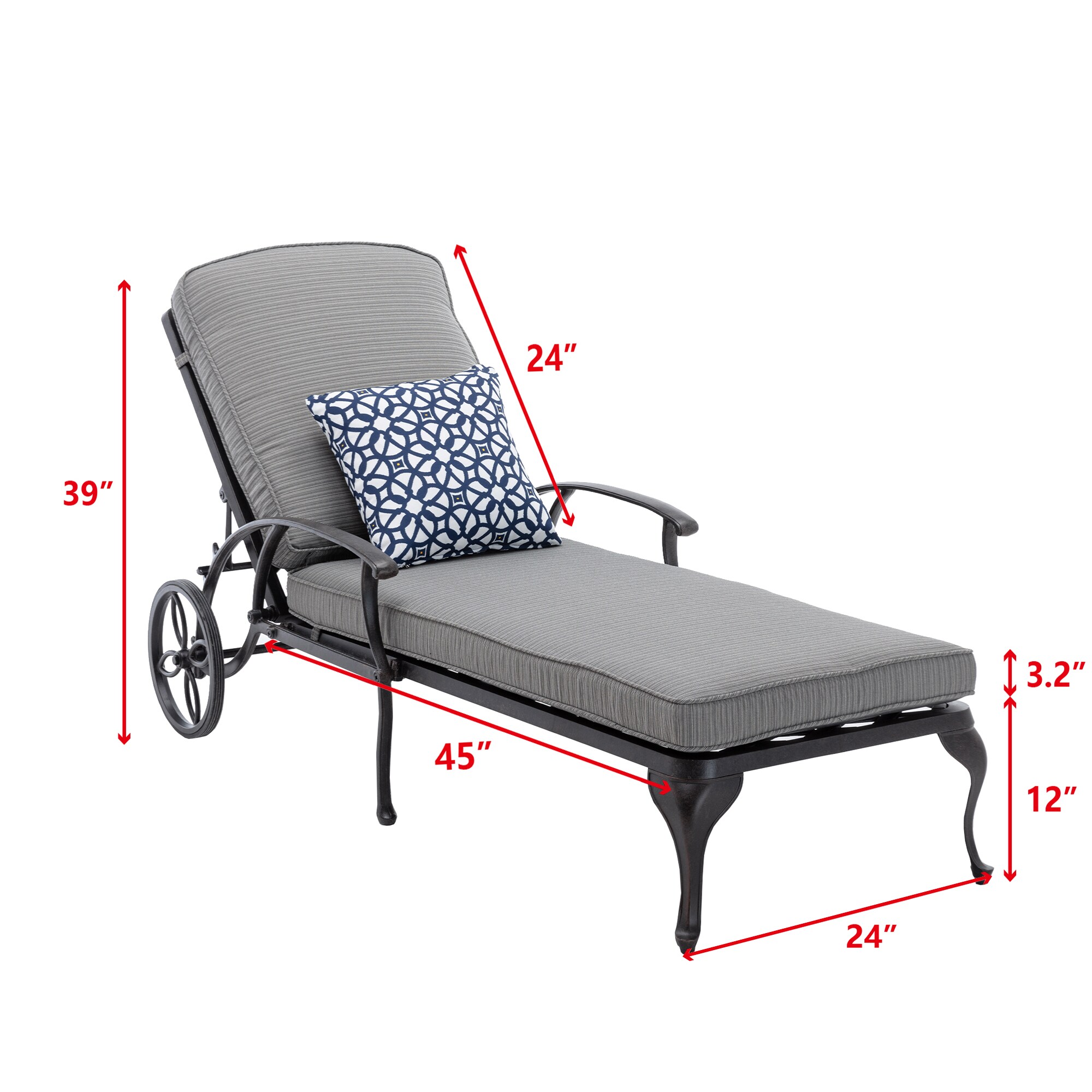 Lowes 2025 chaise lounge