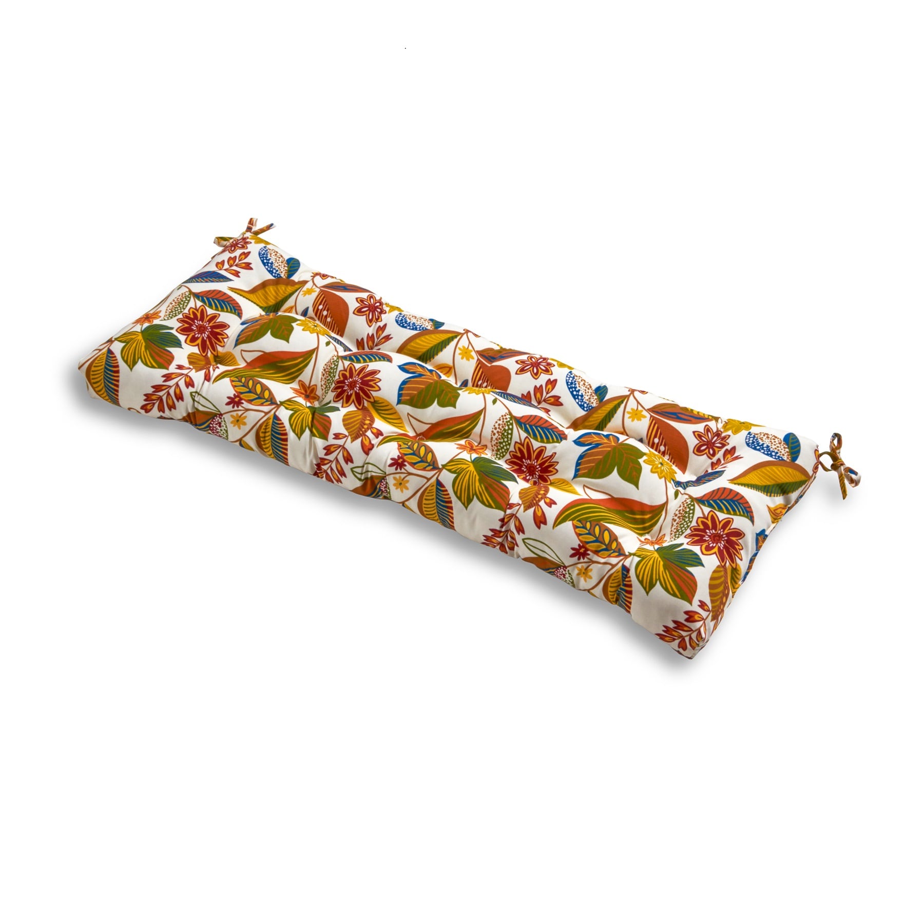 Greendale Home Fashions OC5812-SKYMULTI 18-in x 51-in Esprit Patio bench cushion