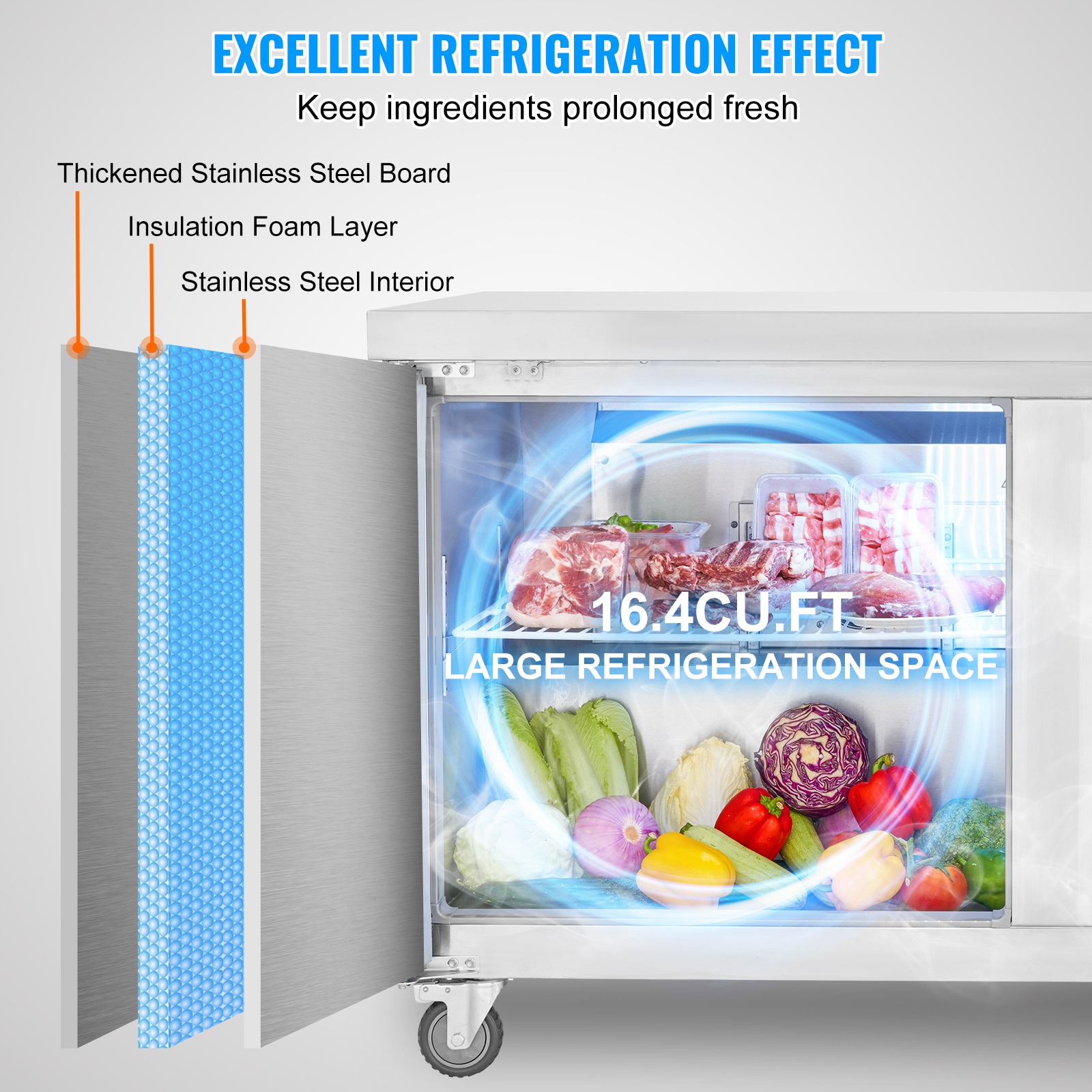 SVOPES SCFLWSLZGZT104527V1 Refrig-Prep-Tables - View #4