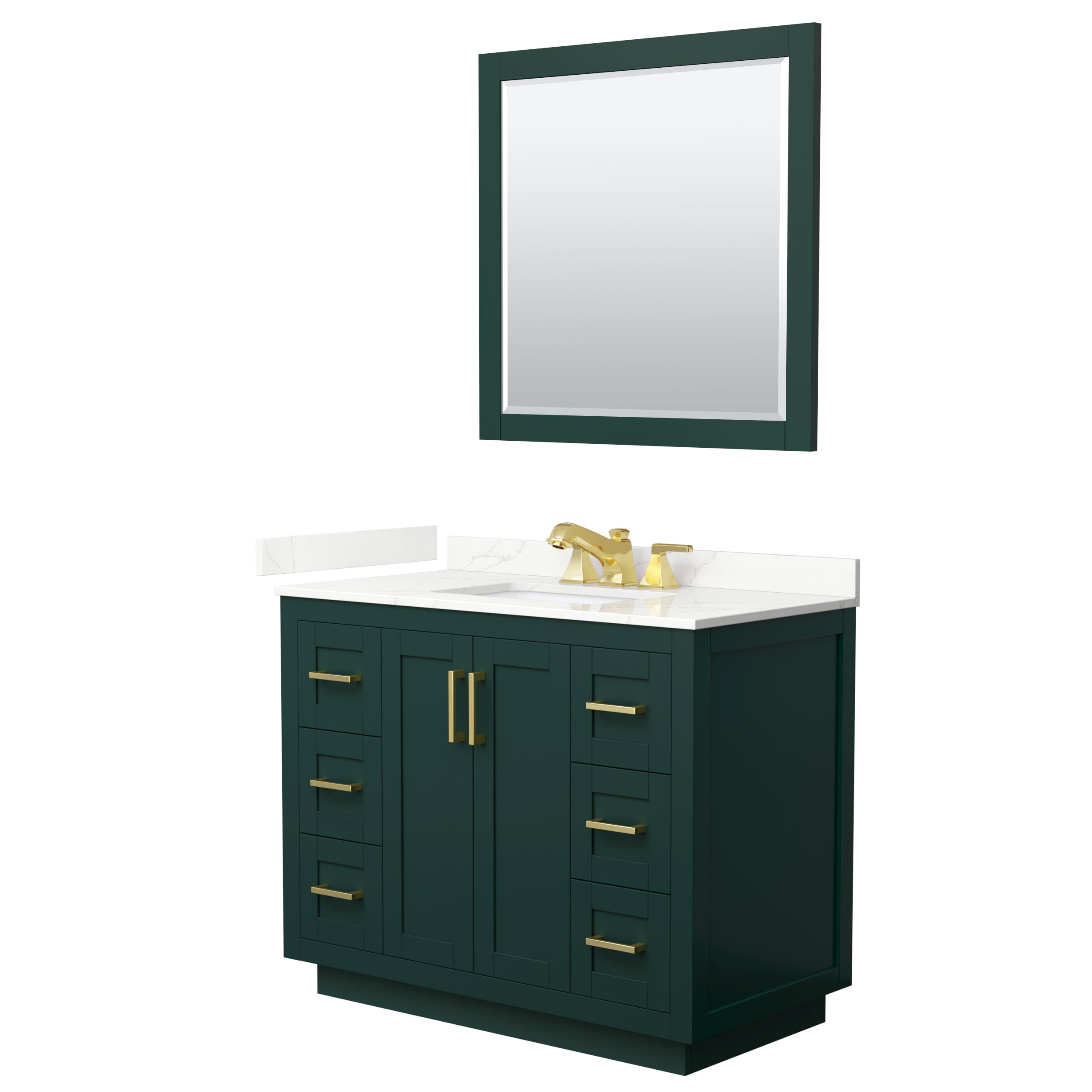 Wyndham Collection WCF292942SGDGTUS3M34 Bath-Vanity-Combo - View #2