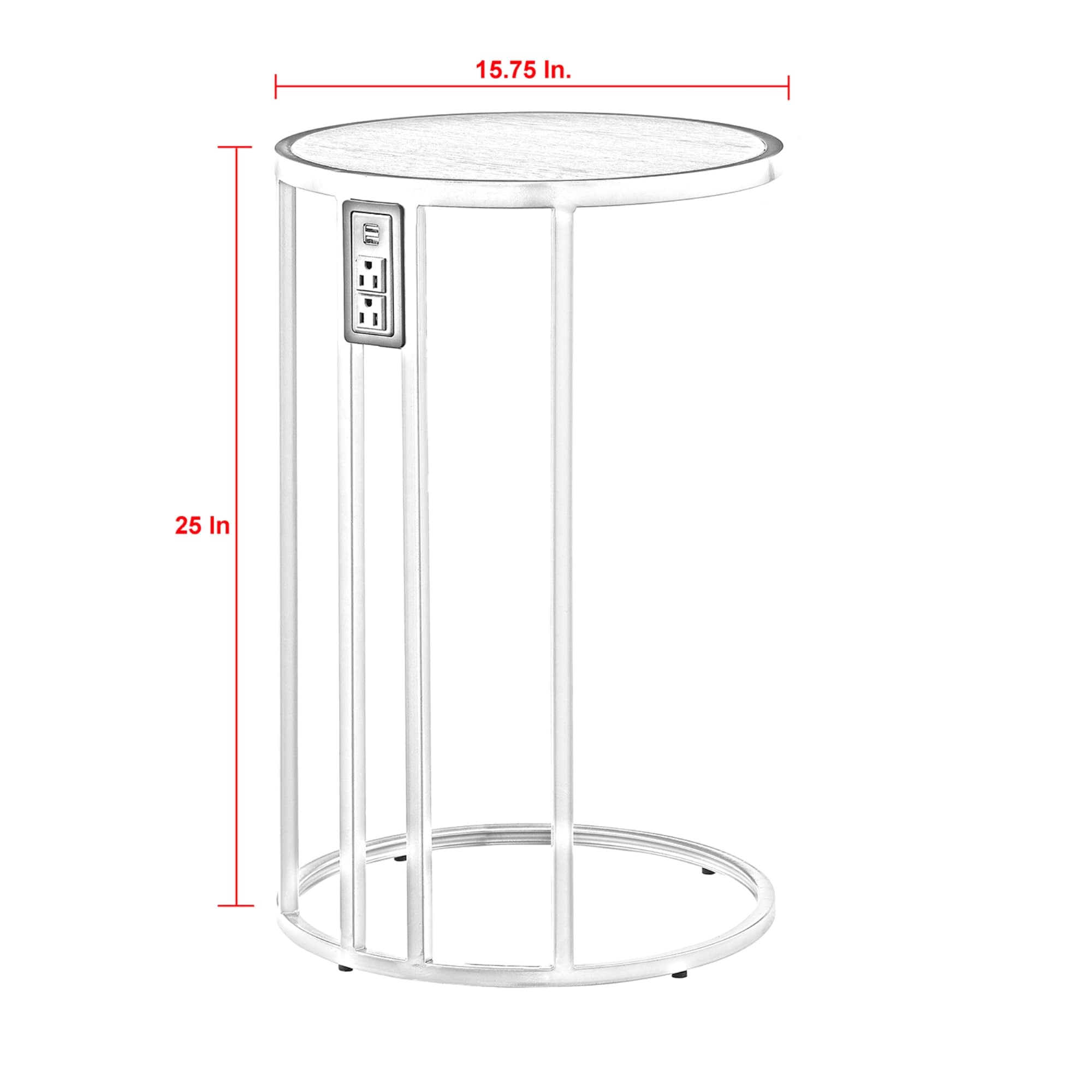 Loft Lyfe LET212-09WT-LS End-Tables - View #9