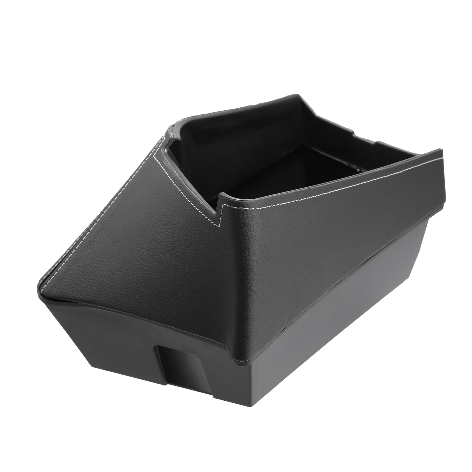 Unique Bargains Car Center Armrest ABS Storage Box Organizer Container Tray for BMW X1 F48 2016-2021 for BMW X2 F47 2018-2021 Red Side Black #S25122400UX6189